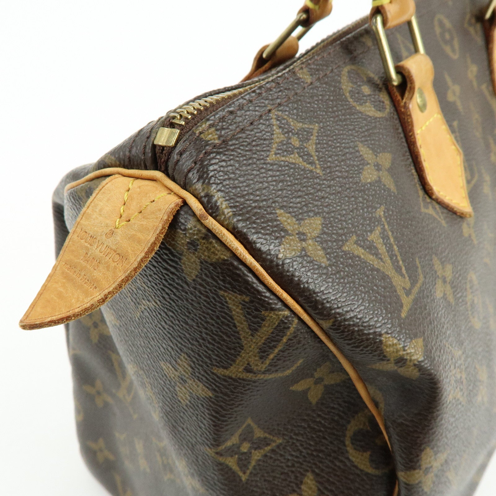 Louis Vuitton Monogram Speedy 30 Boston Bag Hand Bag Brown M41526