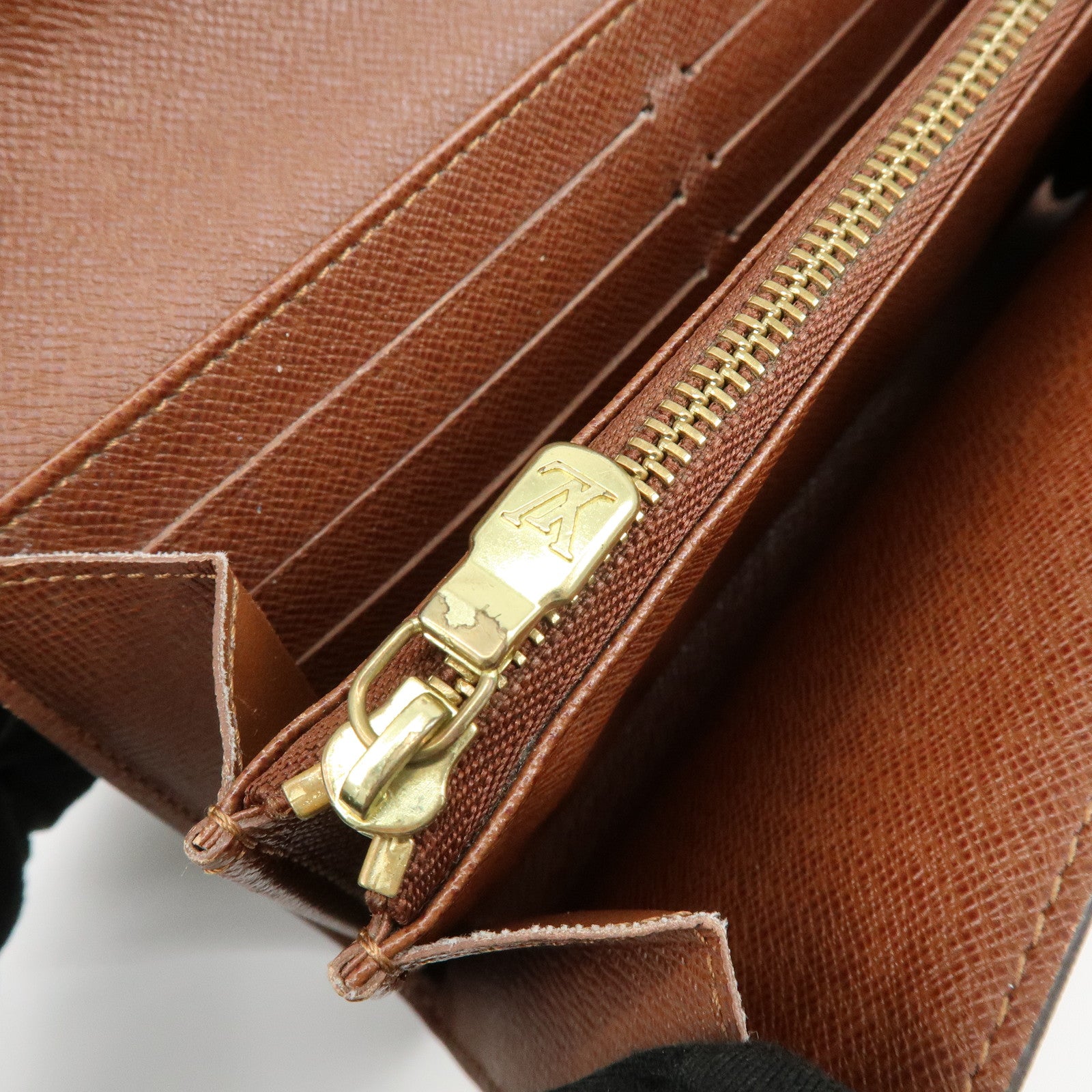 Louis Vuitton Monogram Portefeuille Sarah Long Wallet Brown M61734