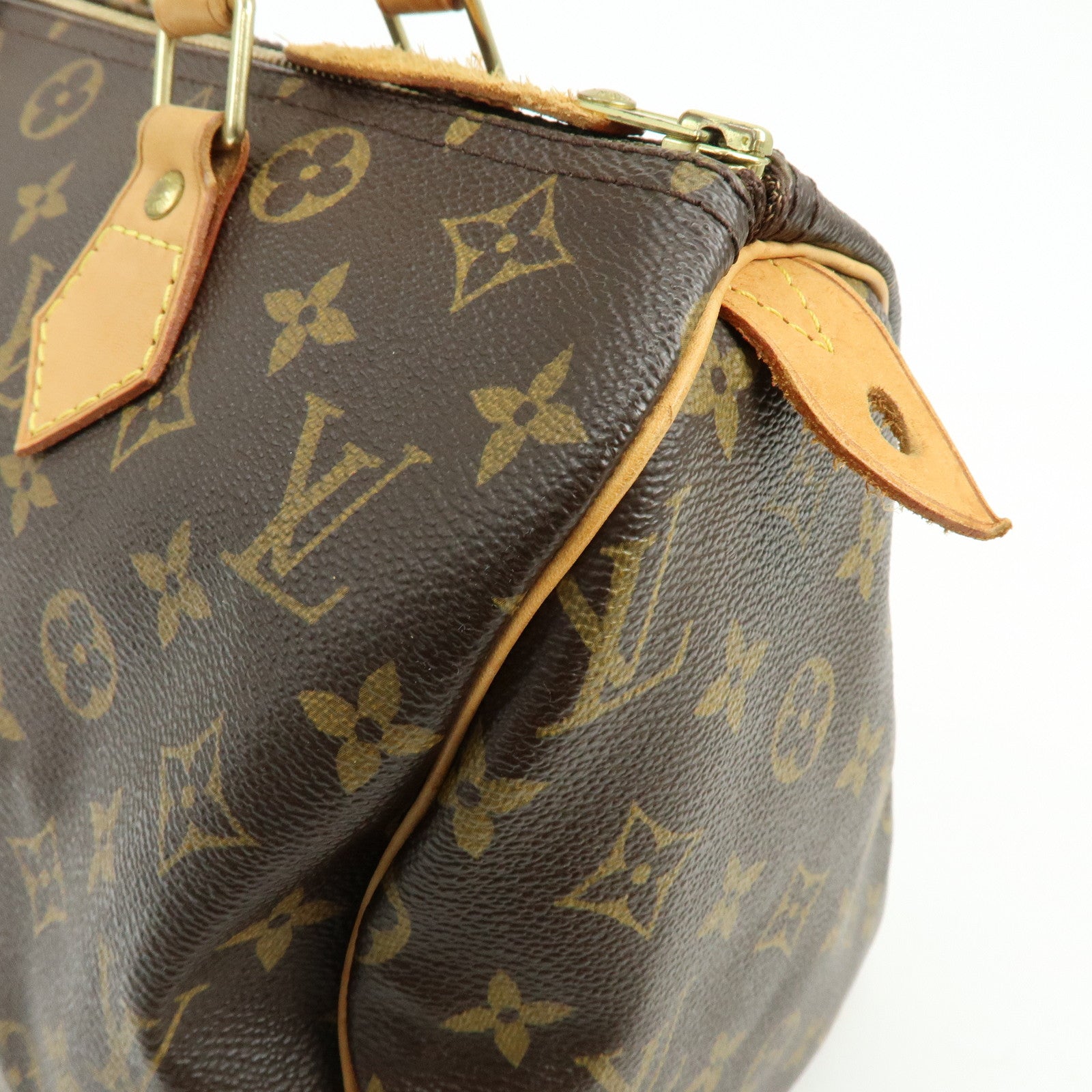 Louis Vuitton Monogram Speedy 30 Boston Bag Hand Bag Brown M41526