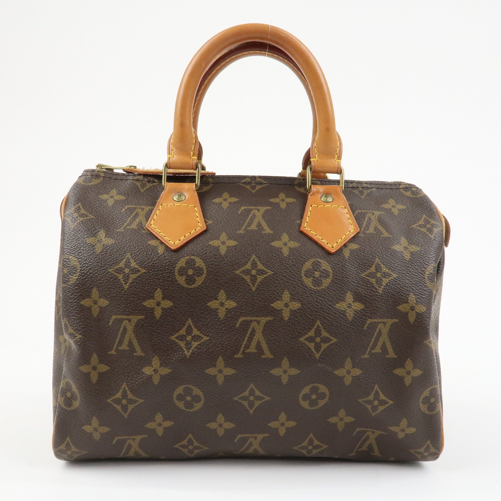 Louis Vuitton Monogram Speedy 25 Boston Bag Hand Bag Brown M41528