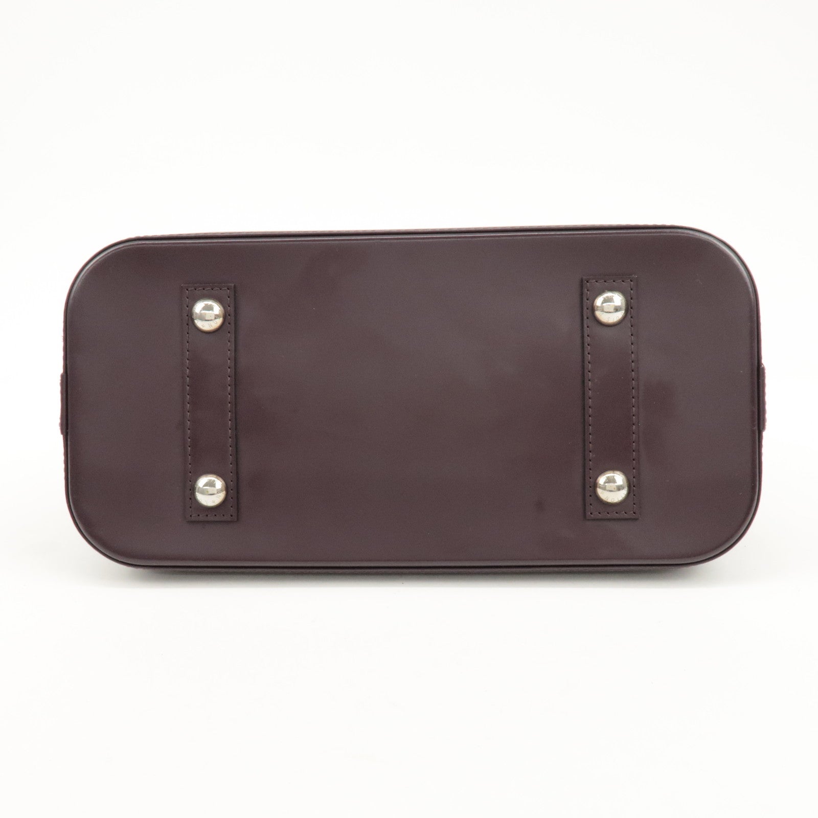 Louis Vuitton Epi Leather Alma PM Hand Bag Cassis M5280K Used