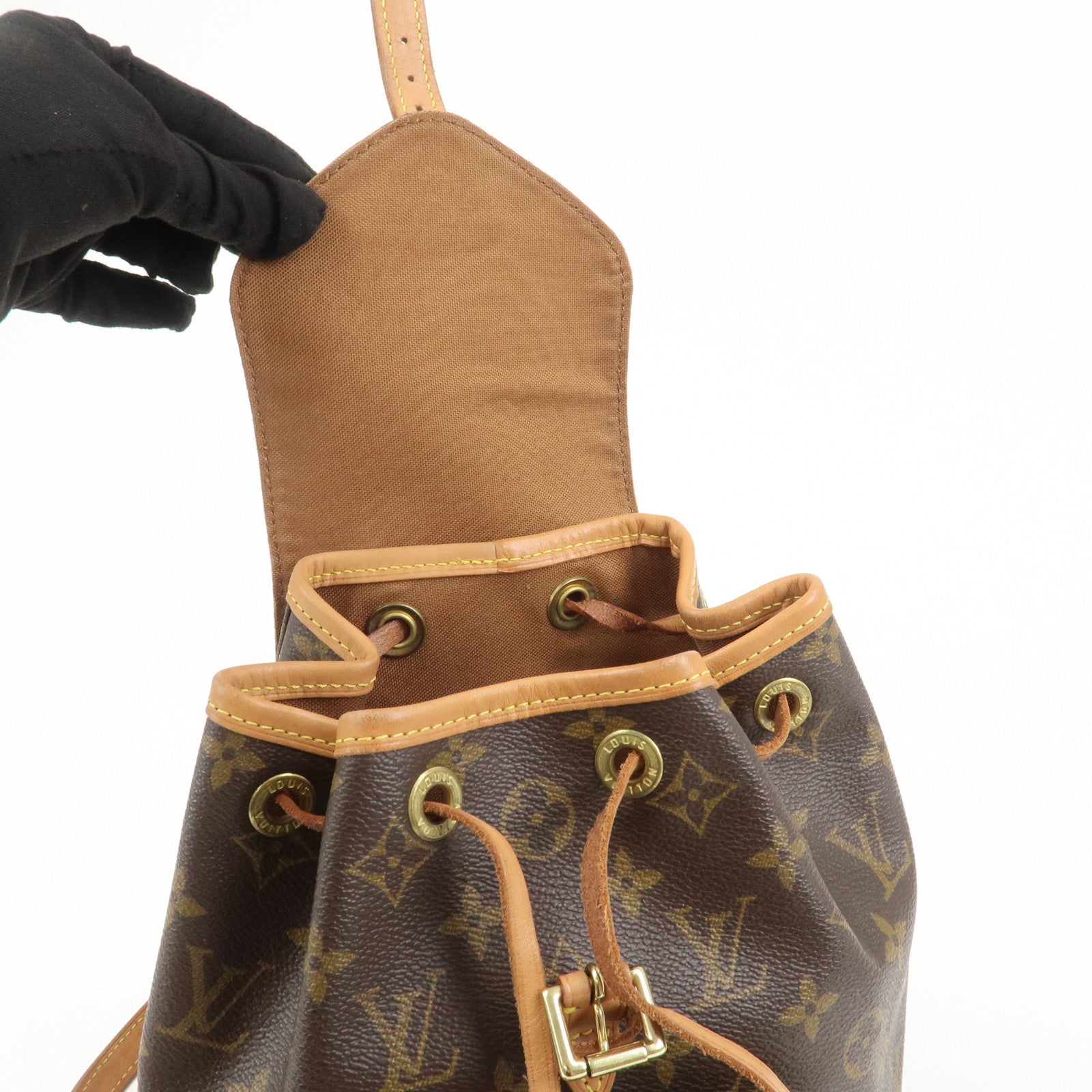 Louis Vuitton Monogram Canvas Mini Montsouris Backpack Brown M51137