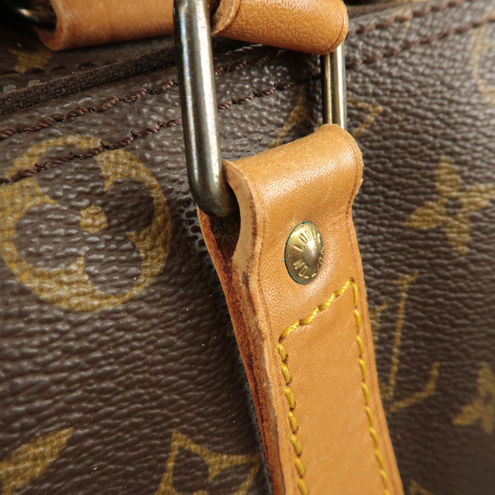 Louis Vuitton Monogram Keep All 45 Boston Bag Brown M41428