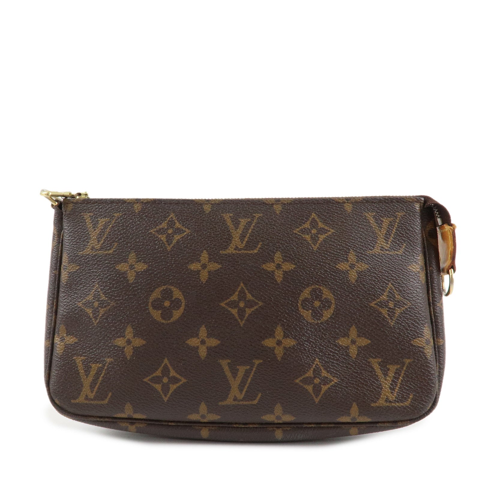 Louis Vuitton Monogram Pochette Accessoires Pouch Hand Bag M51980 Used