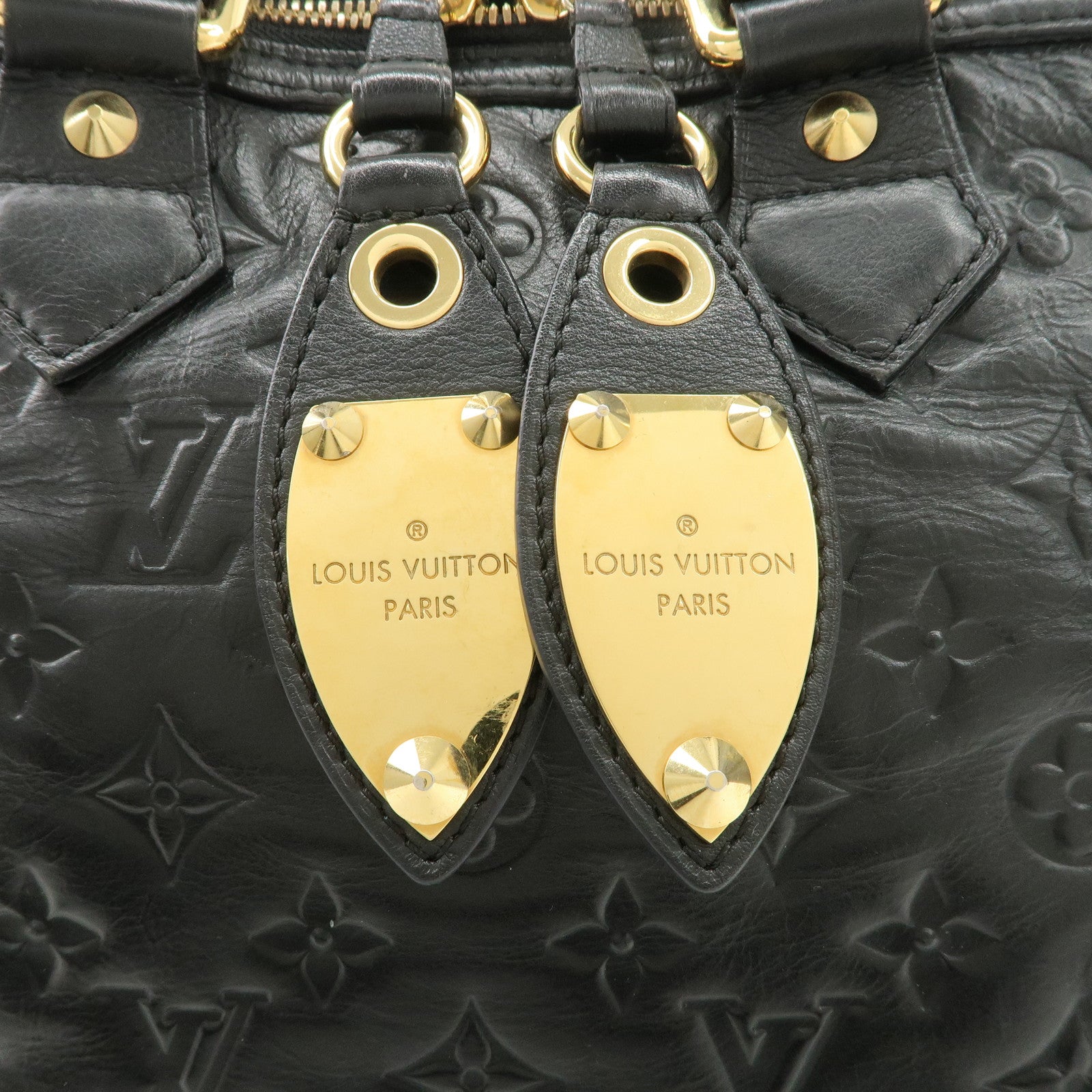 Louis Vuitton Monogram Double Jeu Neo Alma Hand Bag Noir M40286 Used