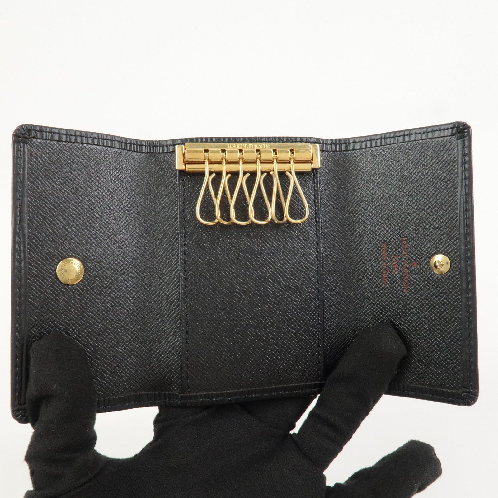 Louis Vuitton Epi Multiclés 6 Key Case Key Holder Noir Black M63812