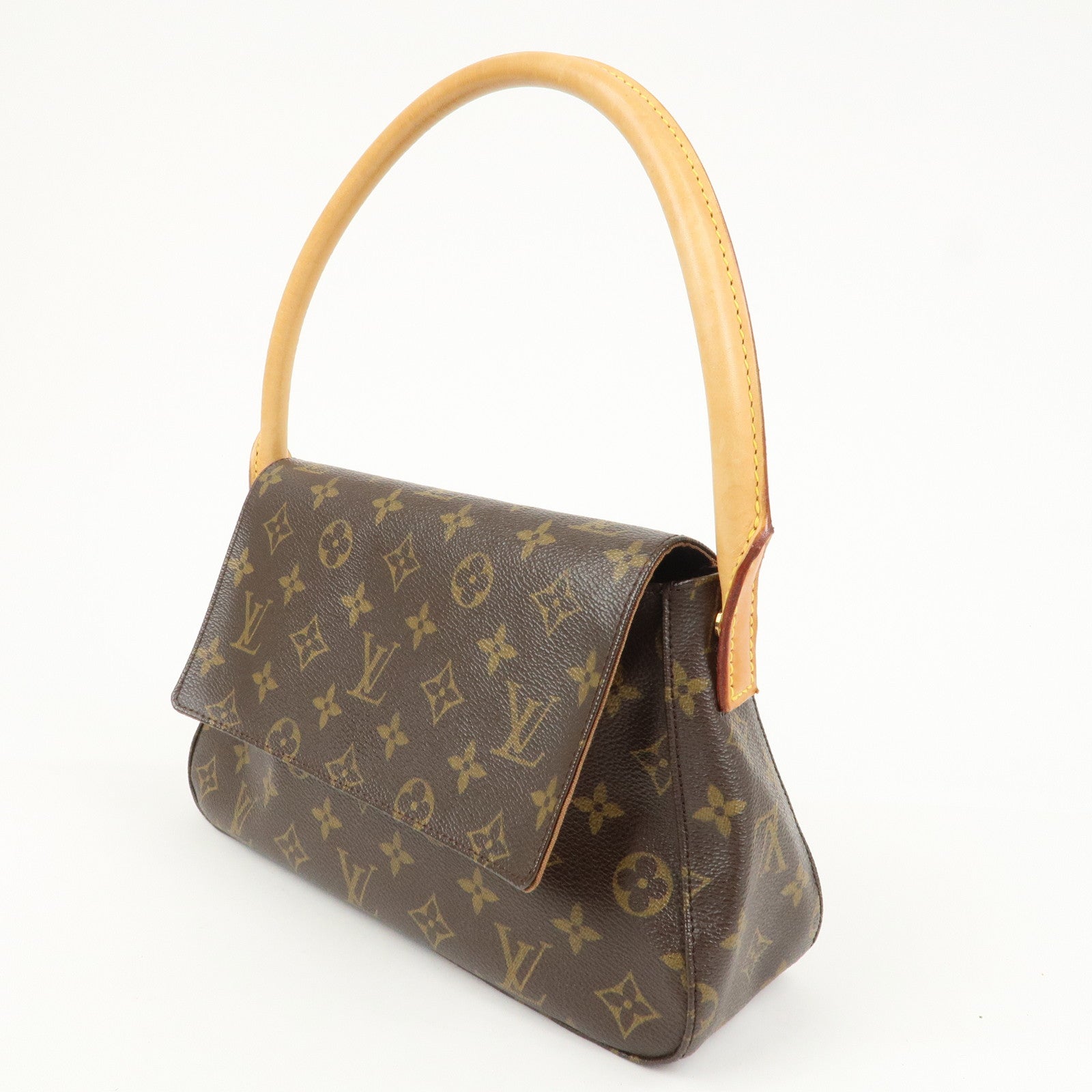 Louis Vuitton Monogram Mini Looping Shoulder Bag Brown M51147