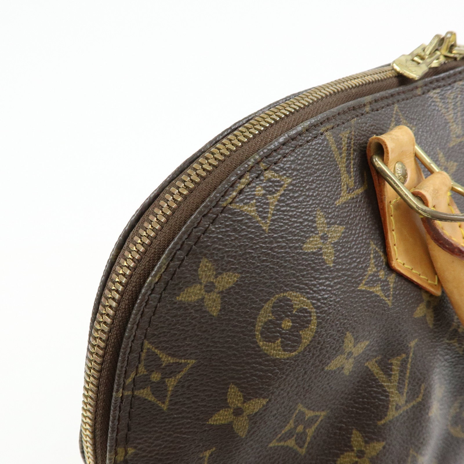 Louis Vuitton Monogram Alma Hand Bag Brown M51130