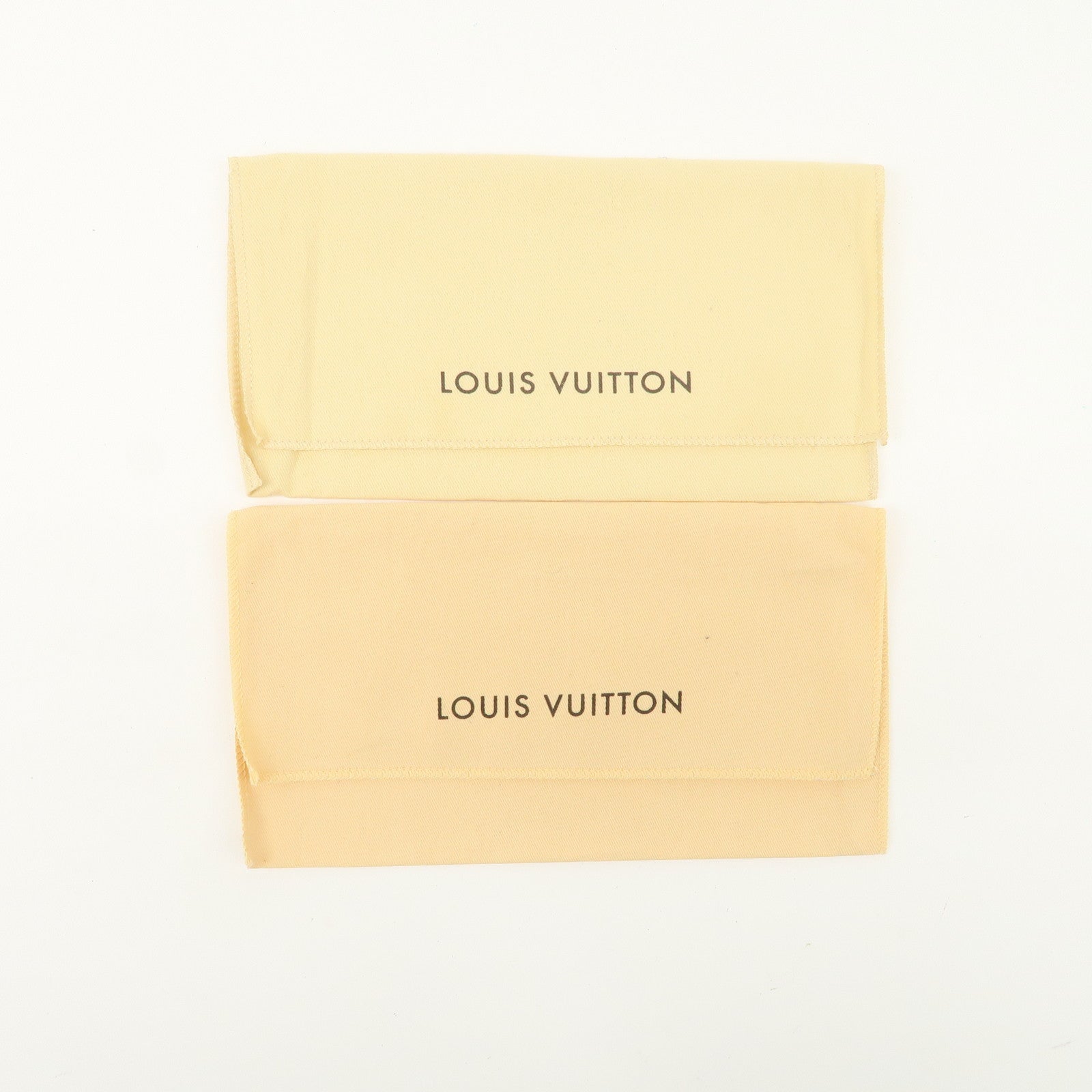 Louis Vuitton Set Of 22 Dust Bag Storage Bag Flap Style Beige Used