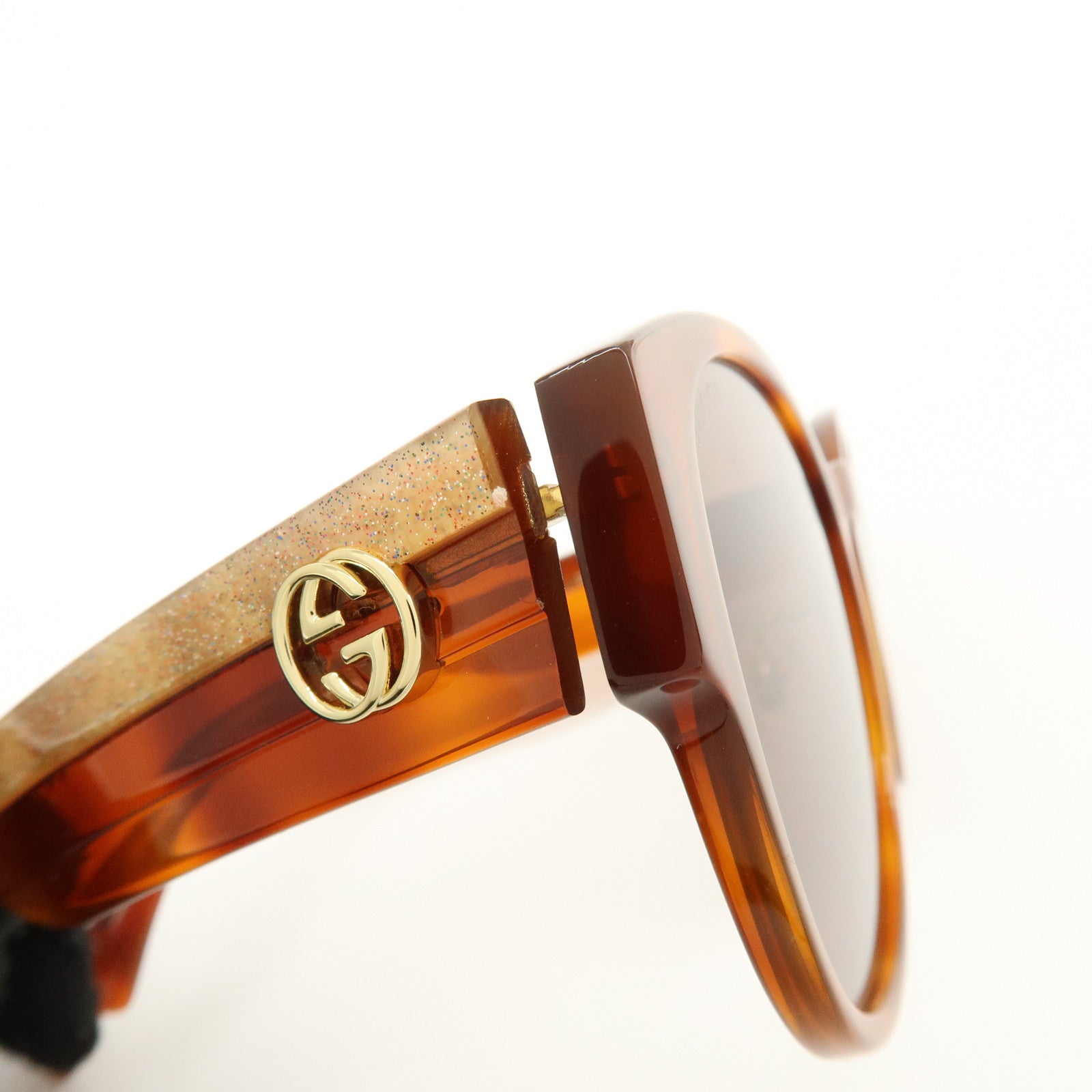 GUCCI Interlocking G Plastic Sunglasses Brown GG1304SK 56□20 145
