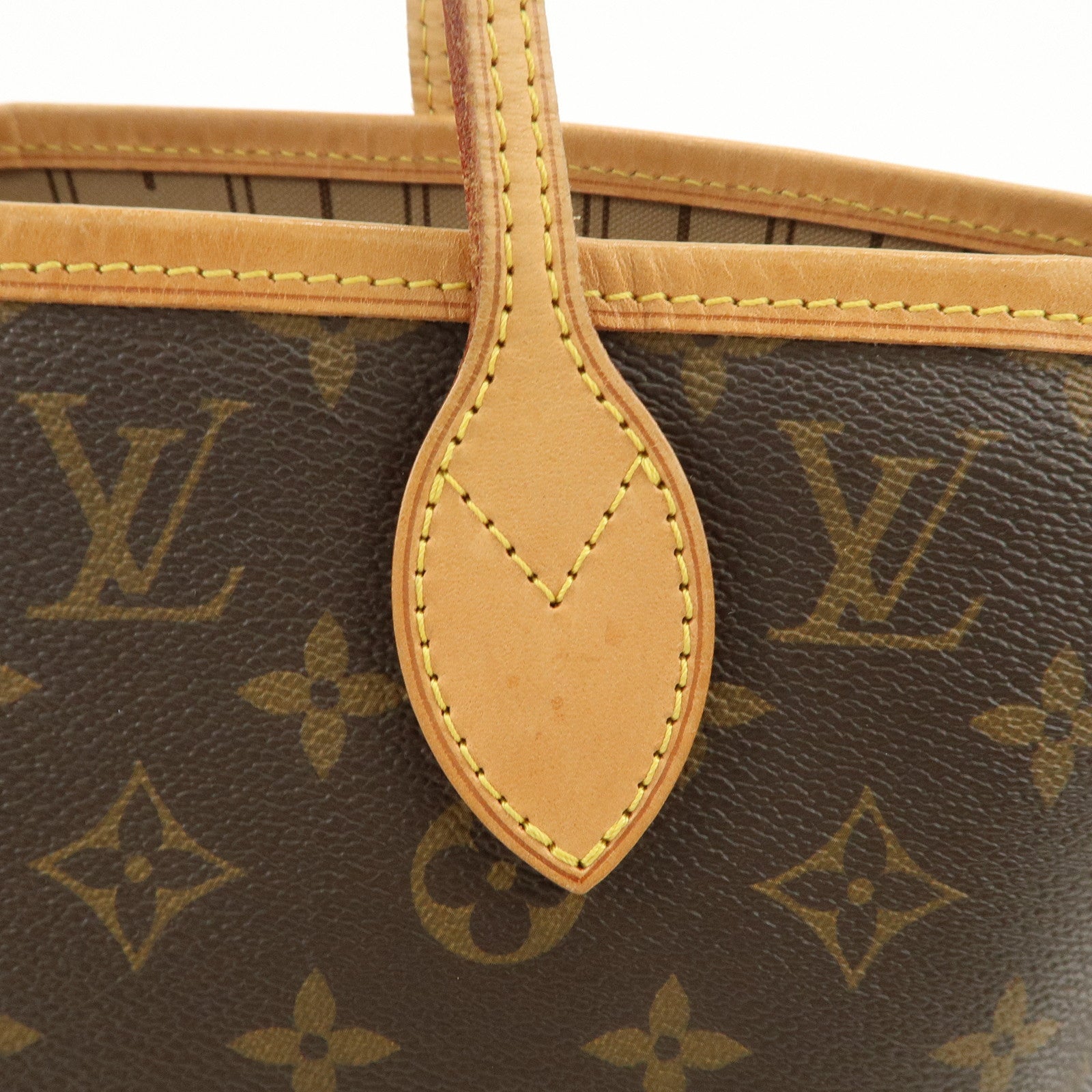 Louis Vuitton Monogram Neverfull MM Tote Bag Shoulder Bag Brown M40156