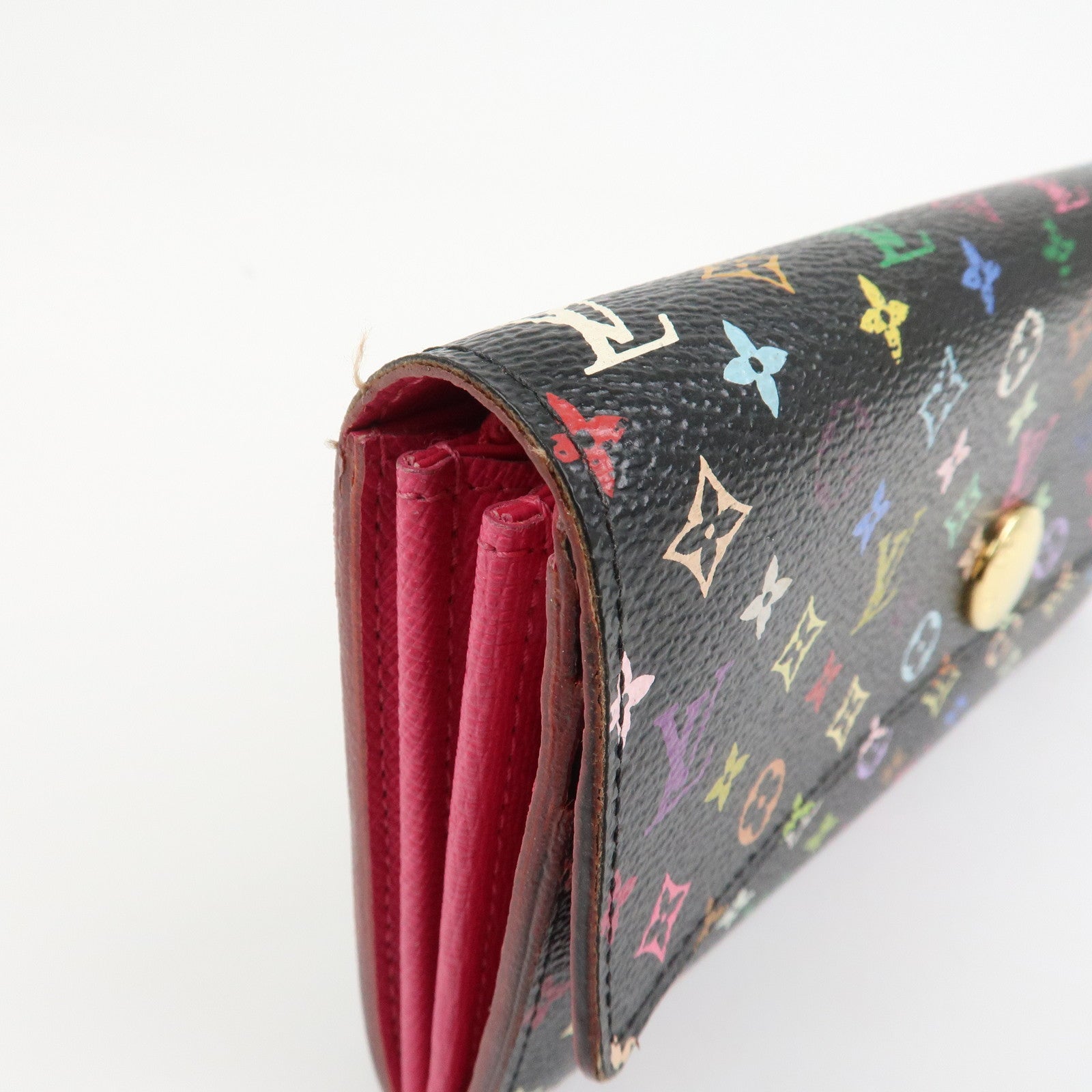 Louis Vuitton Monogram Multicolor Portefeuille Sarah Wallet M93747