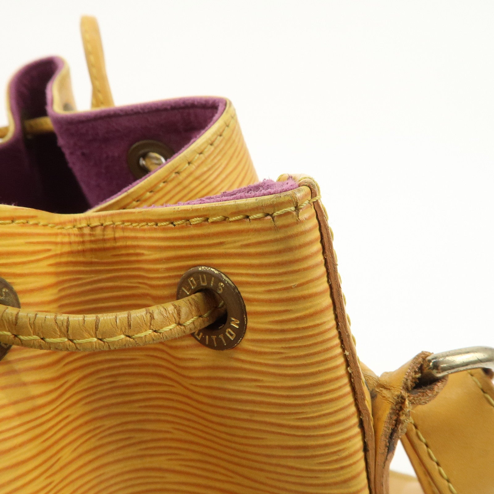 Louis Vuitton Epi Noe Leather Shoulder Bag Tassili Yellow M44009