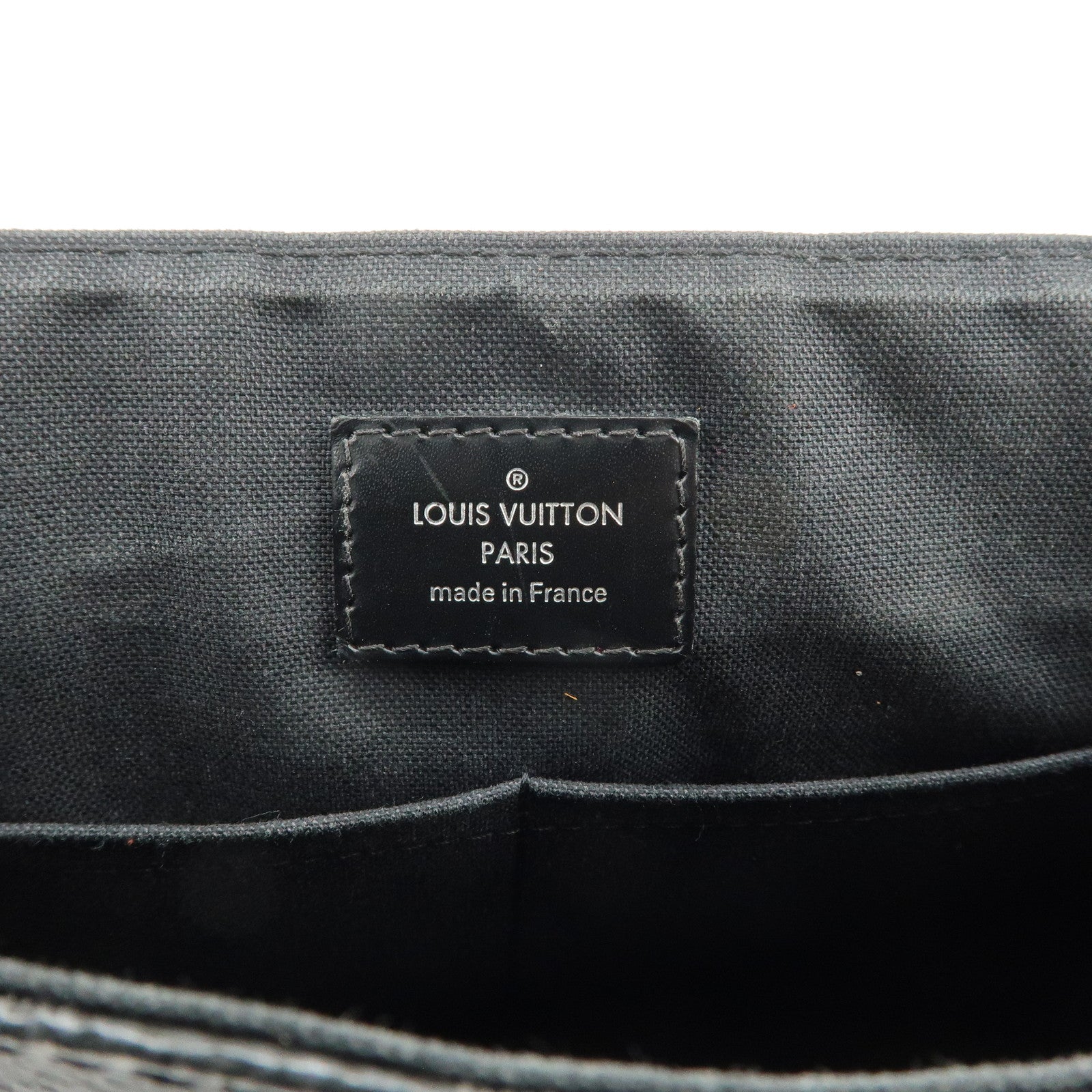 Louis Vuitton Damier Graphite District PM Shoulder Bag Noir N41260