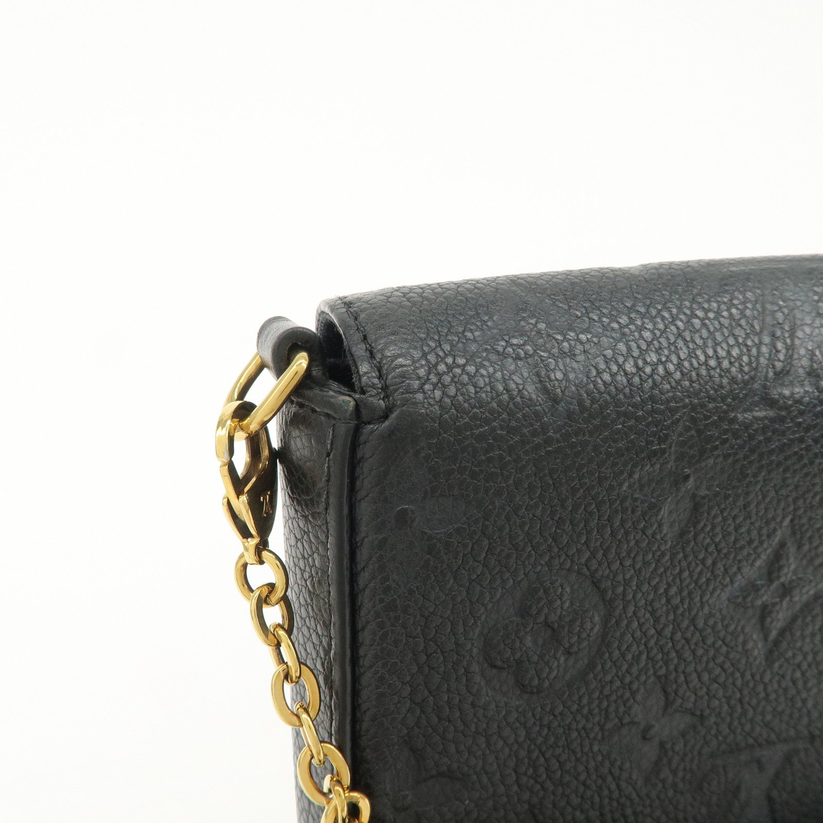 Louis Vuitton Monogram Empreinte Pochette Felicie Noir M82477