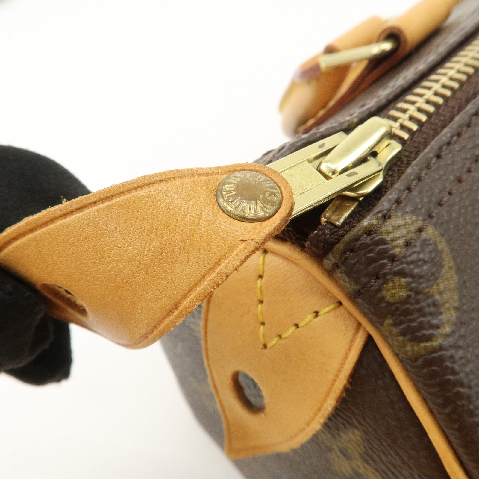 Louis Vuitton Monogram Speedy 25 Boston Bag Hand Bag Brown M41528