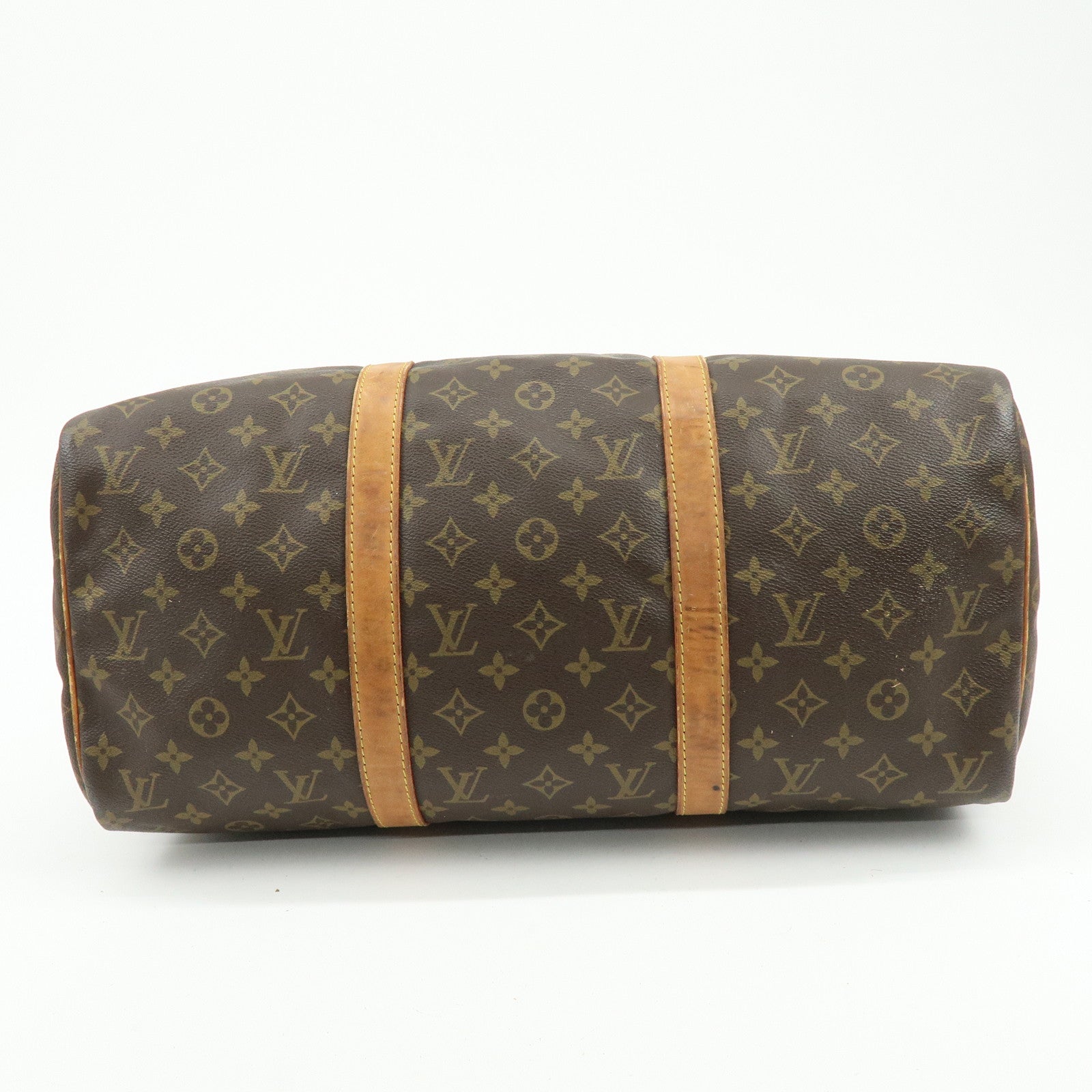 Louis Vuitton Monogram Sac Souple 45 Boston Bag Brown M41624