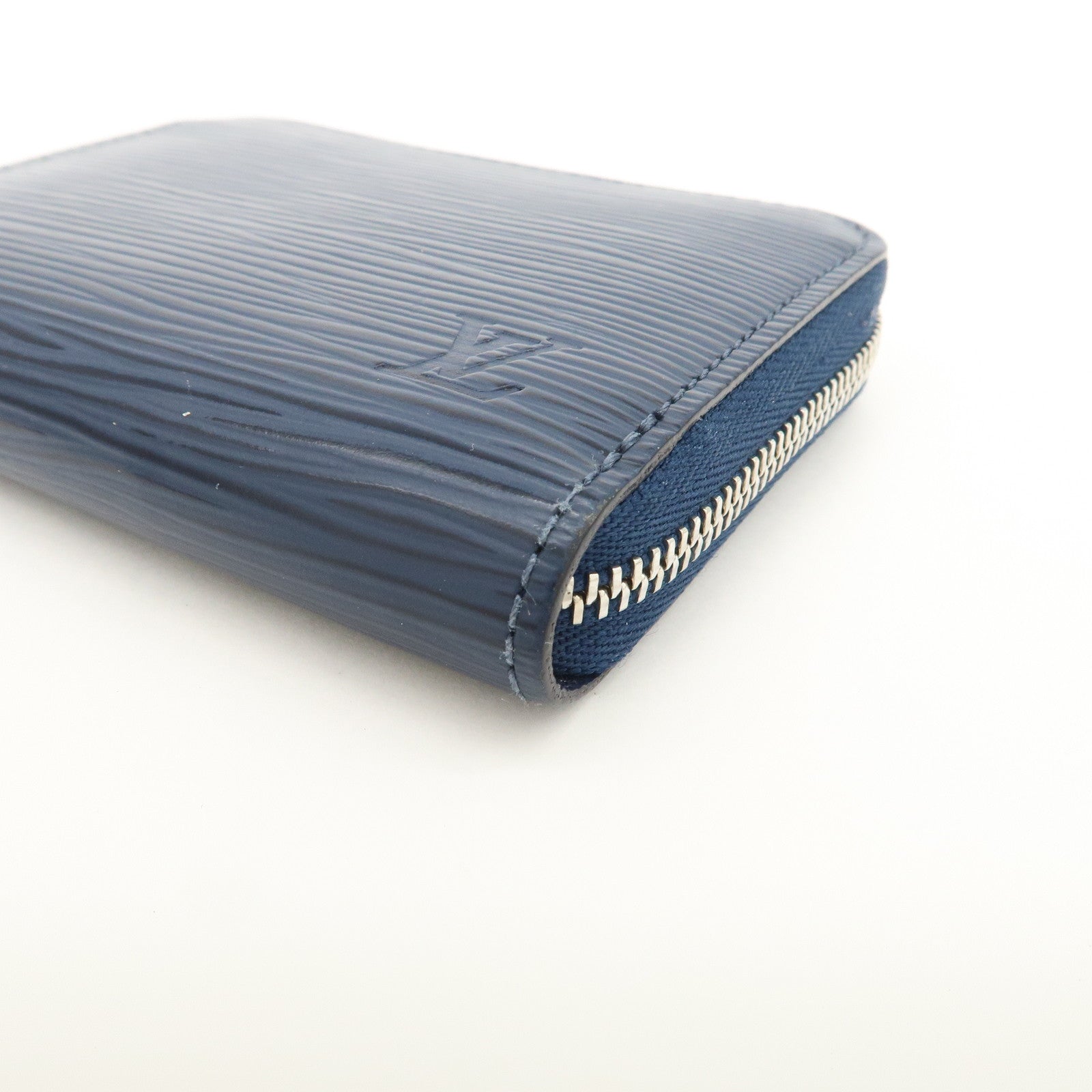 Louis Vuitton Epi leather Zippy Round Coin Case Andigo Blue M60384