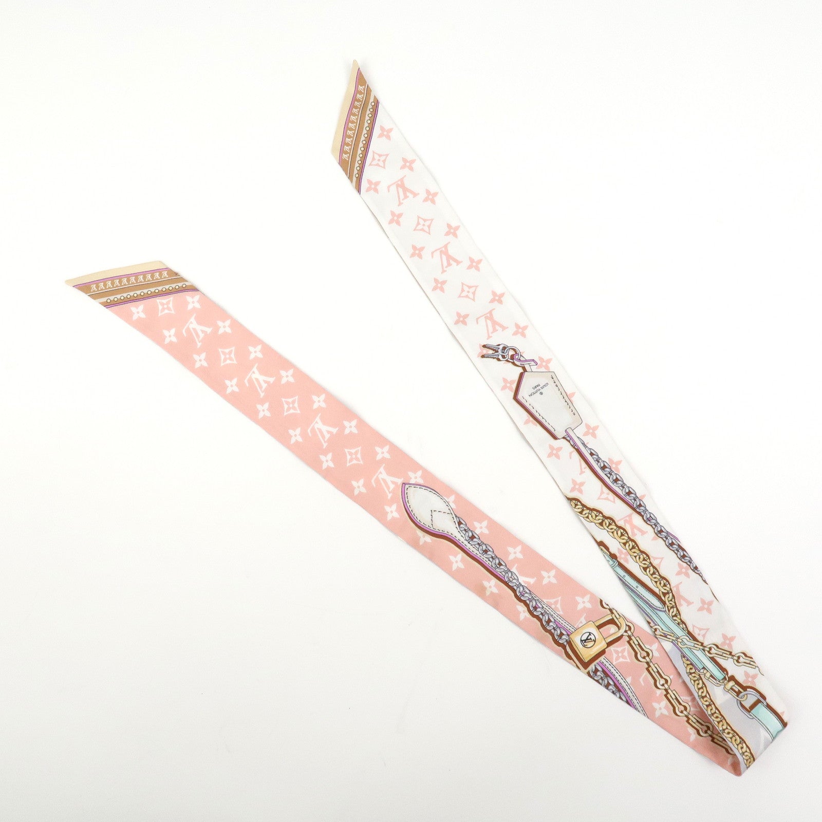 Louis Vuitton Monogram Bandeau BB Ultimate Silk 100% Scarf M78819