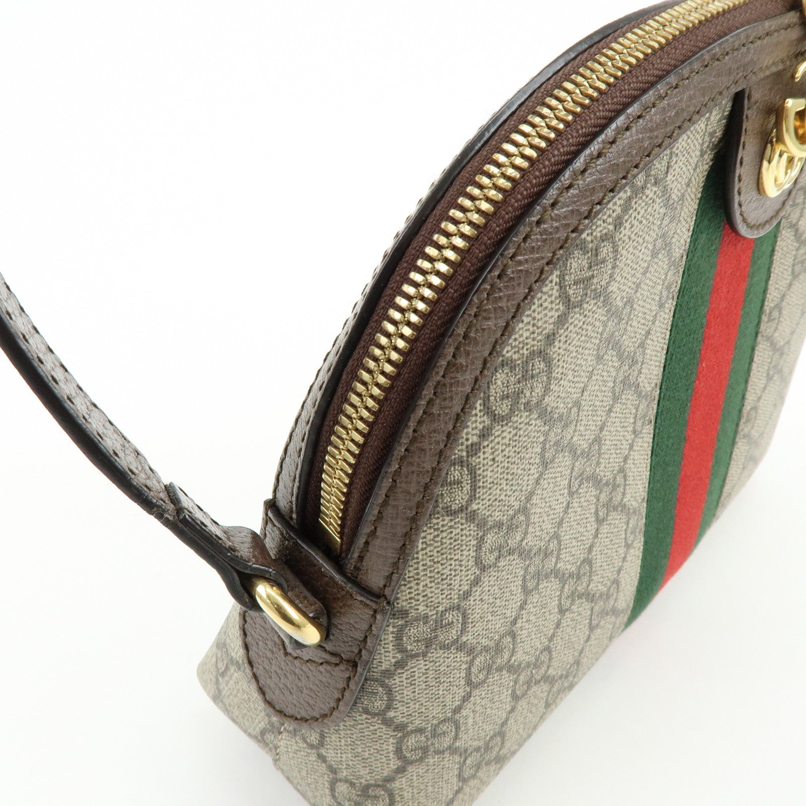 GUCCI Ophidia GG Supreme Shoulder Bag Crossbody Bag Brown 499621