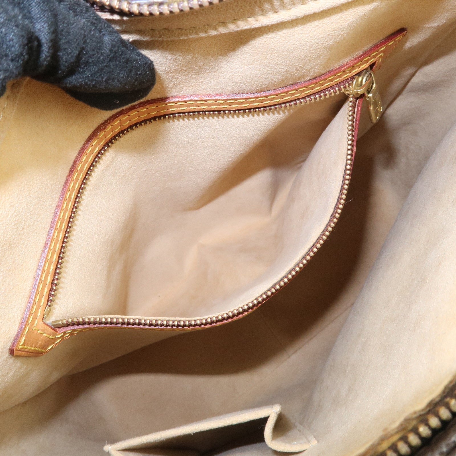 Louis Vuitton Monogram Looping GM Shoulder Bag Brown M51145