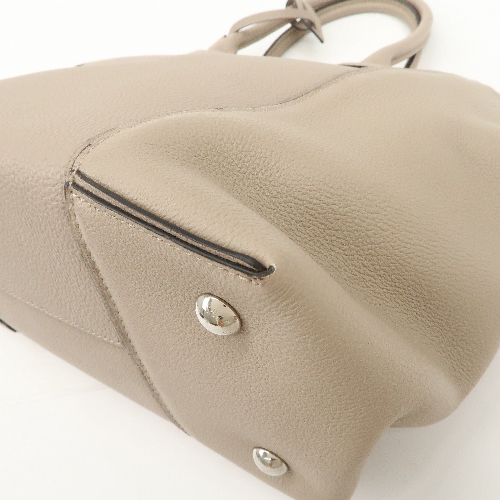 Louis Vuitton PARNASSEA Lock It MM Hand Bag Tote Bag Beige M94593