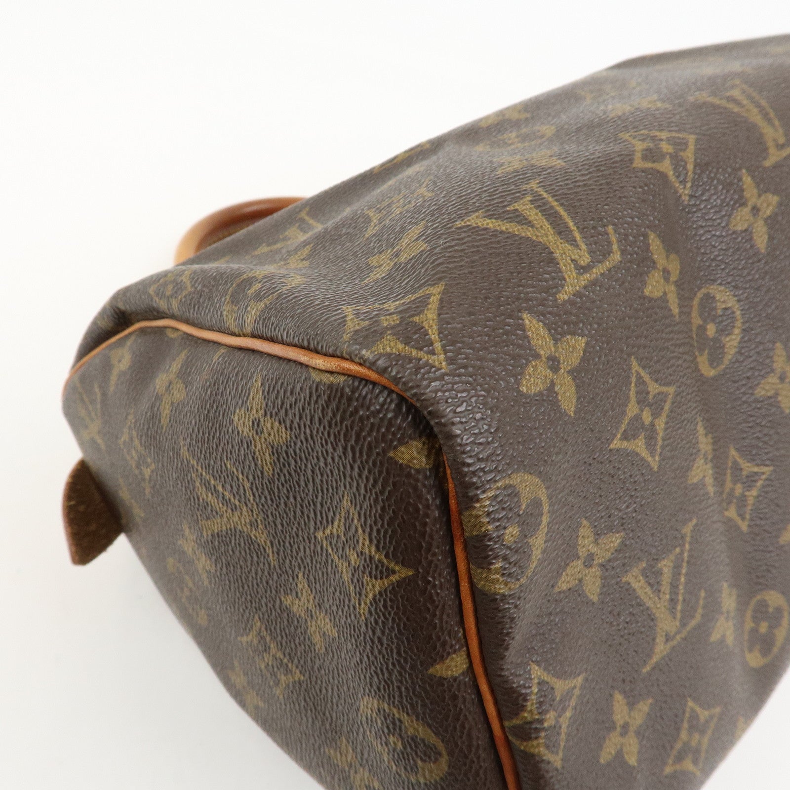 Louis Vuitton Monogram Speedy 25 Boston Bag Brown M41528