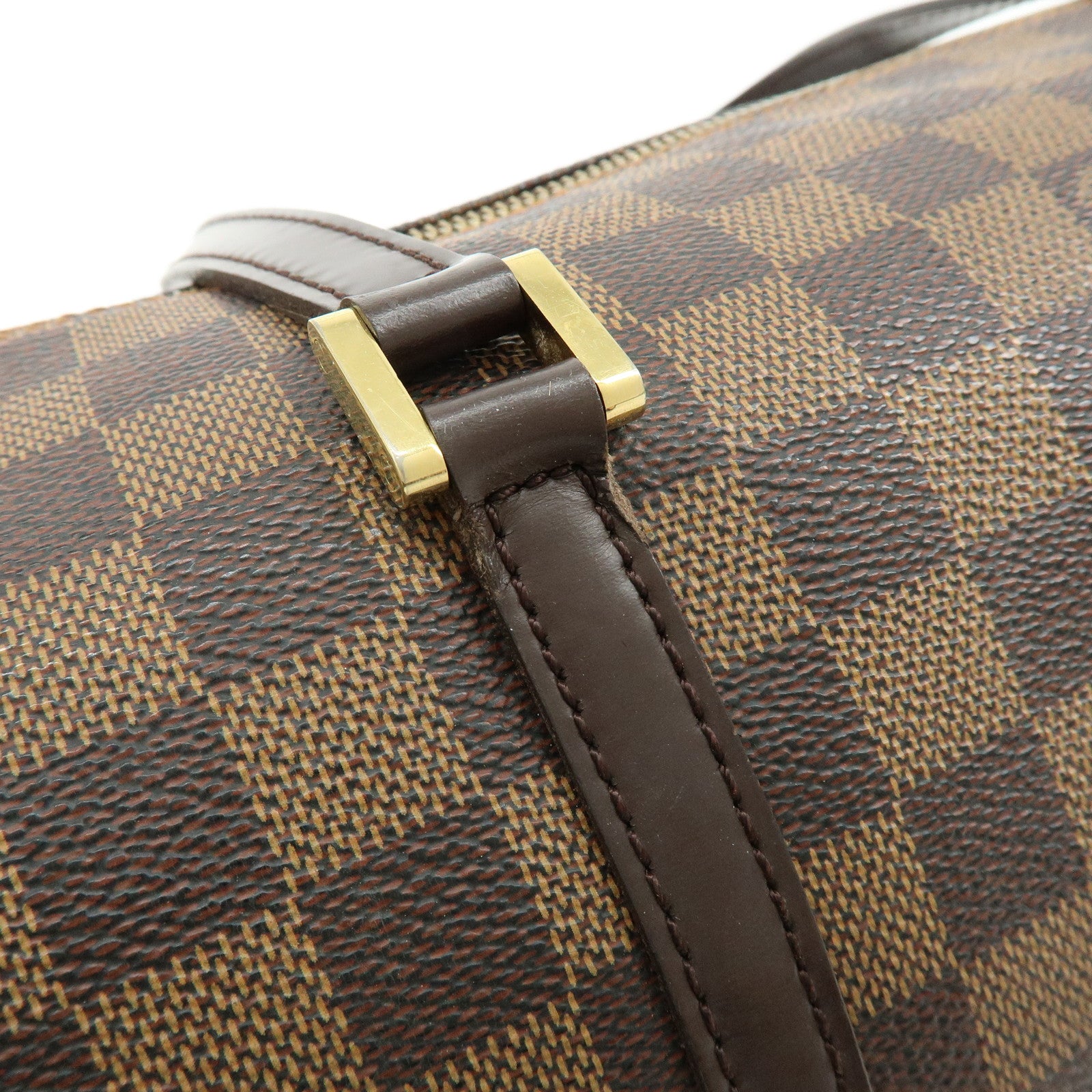 Louis Vuitton Damier Ebene Papillon 30 Hand Bag Brown N51303