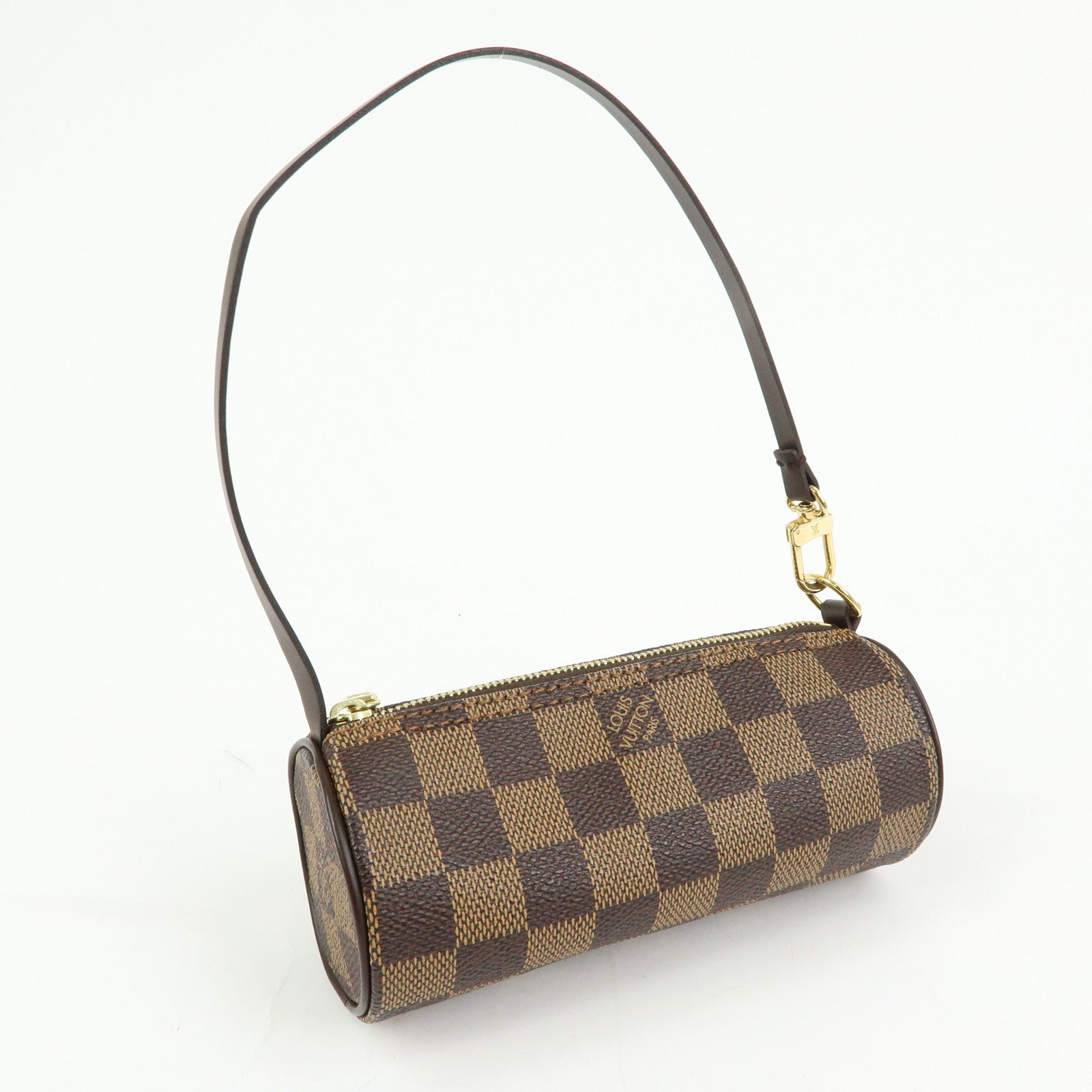 Louis Vuitton Damier Ebene Mini Pouch for Papillon Bag Brown