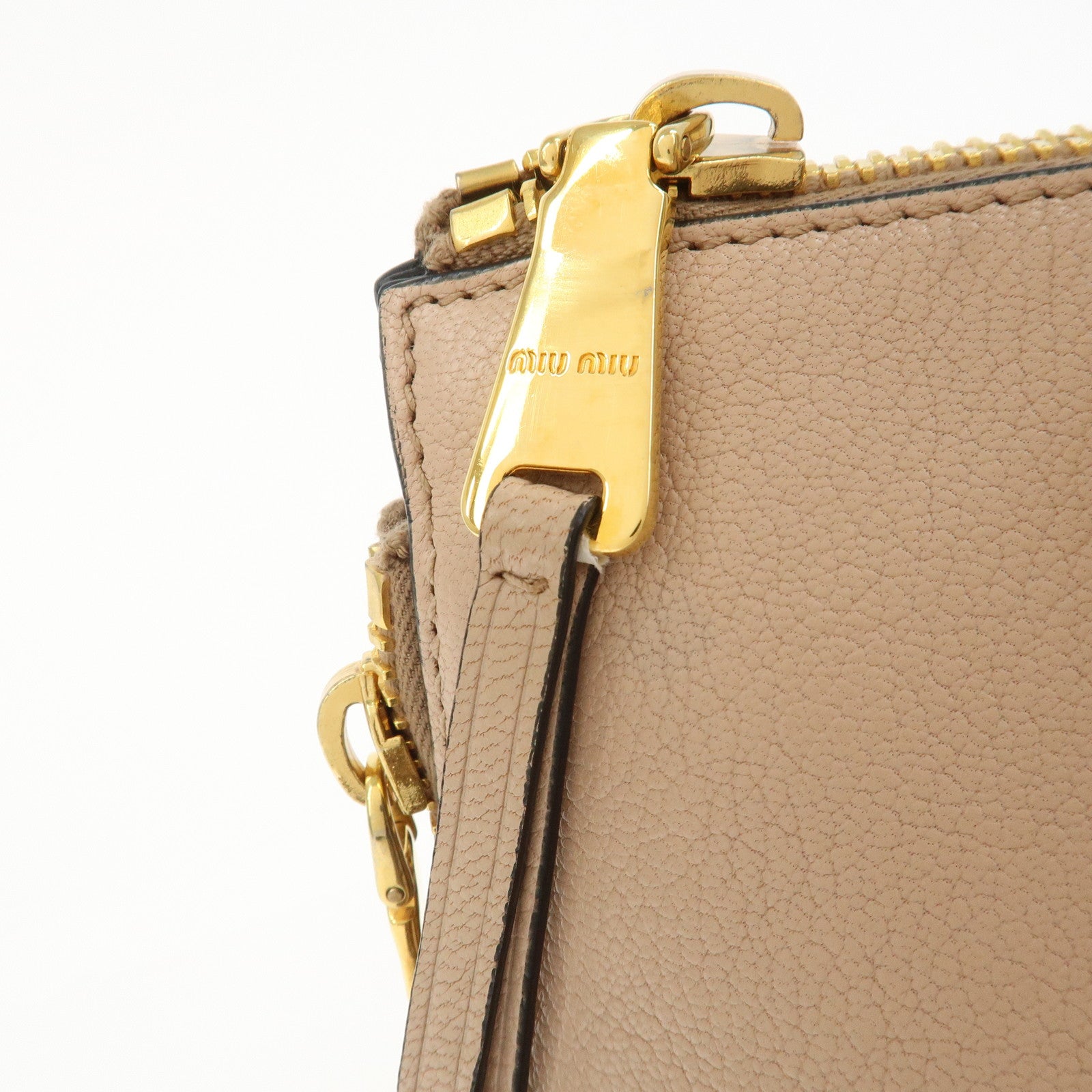 MIU MIU MADRAS 2WAY Bag Hand Bag Shoulder Bag Pink RN1016