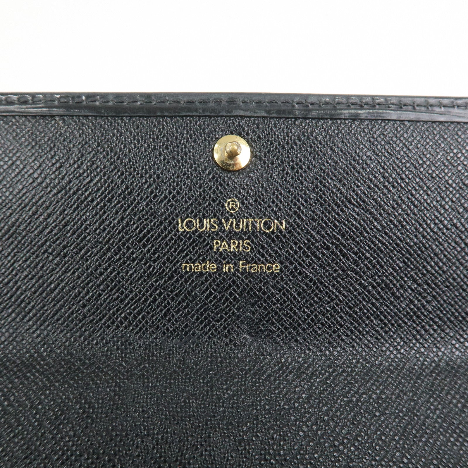 Louis Vuitton Epi Portefeuille Sarah Wallet Noir Black M63742