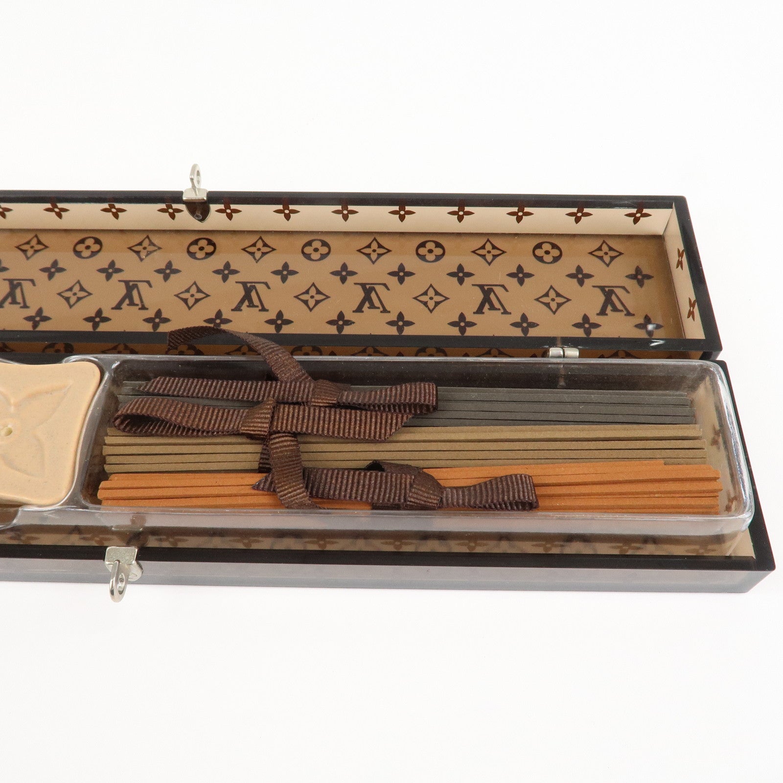 Louis Vuitton Monogram 25th Anniversary Incense Set Plastic Brown Used