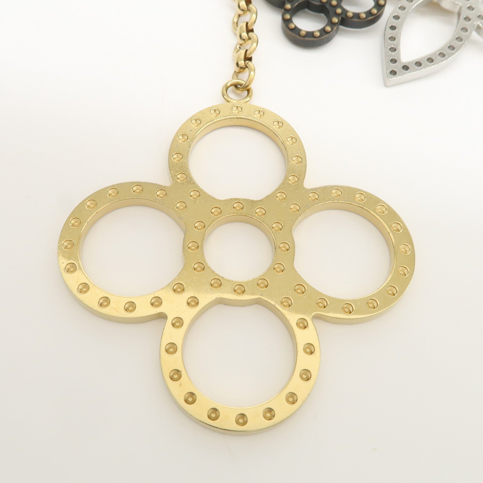 Louis Vuitton Bijoux Sac Tapage Bag Charm Gold Silver Black M65090