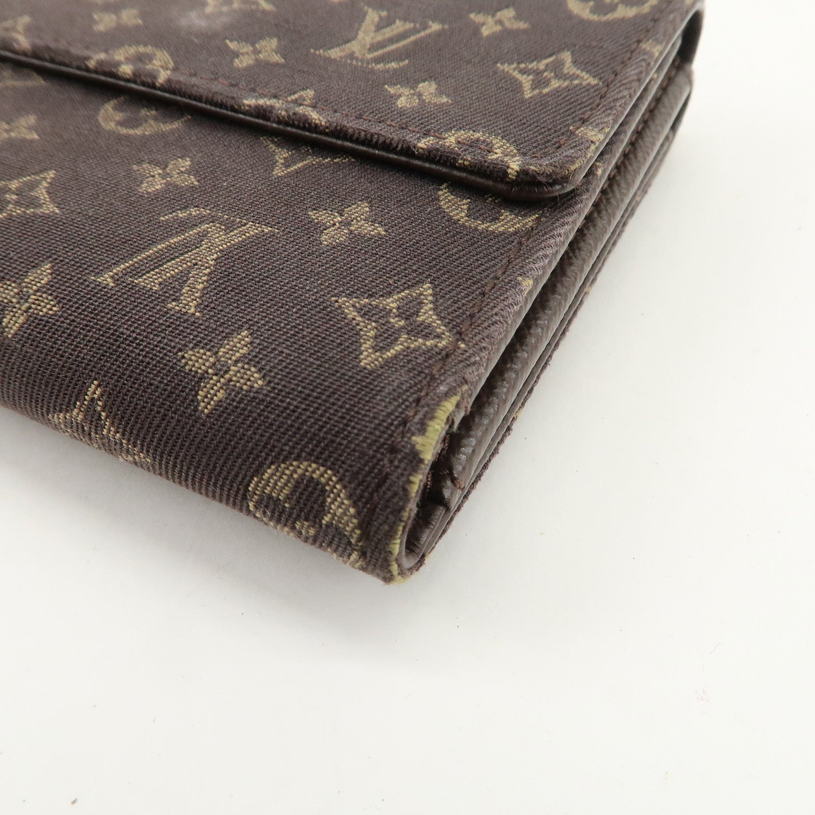 Louis Vuitton Monogram Mini Lin Portefeuille Elise Wallet M95233