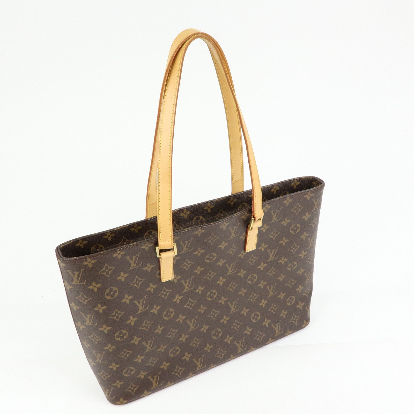 Louis Vuitton Monogram Luco Tote Bag Shoulder Bag Brown M51155