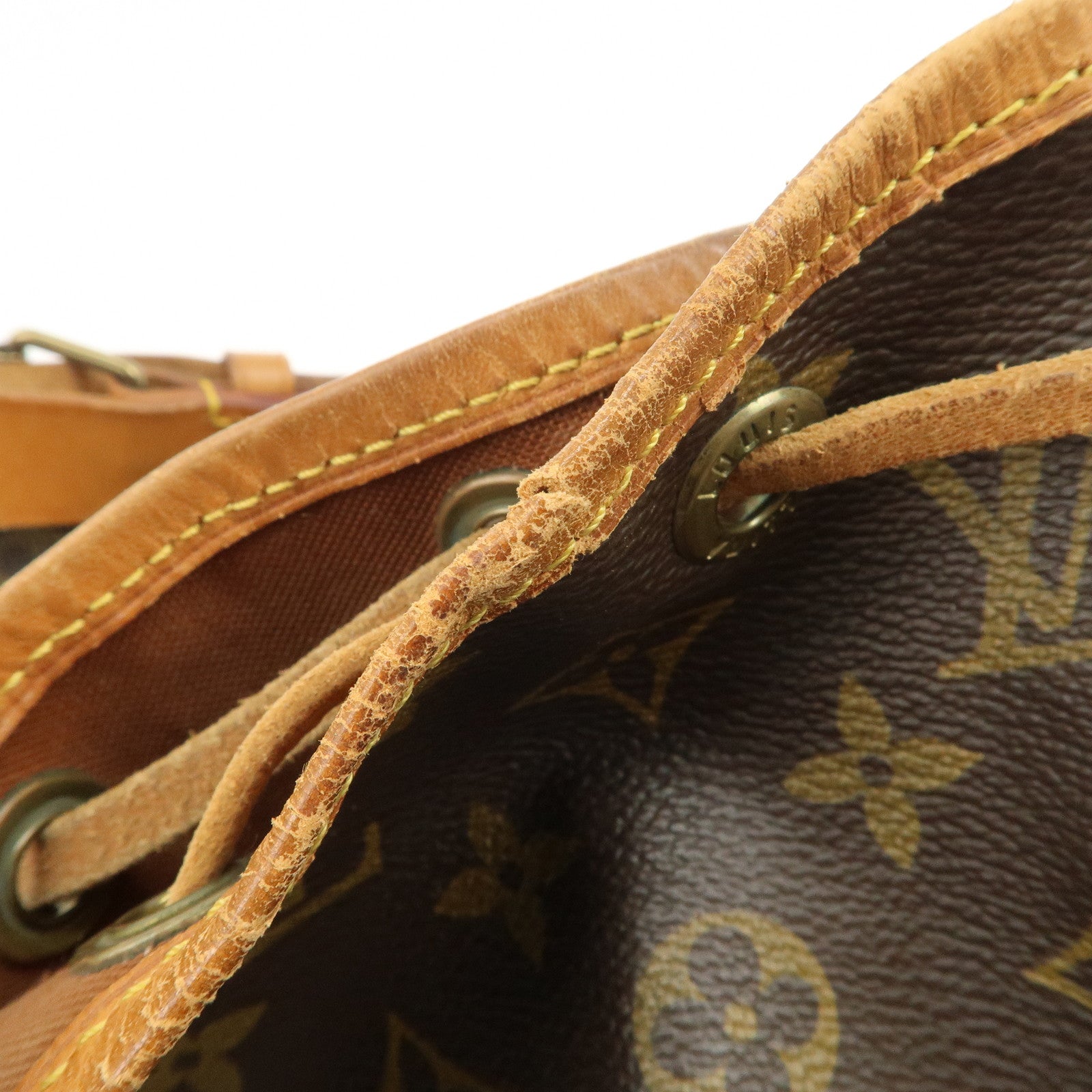 Louis Vuitton Monogram Canvas Petit Noe Shoulder Bag Brown M42226