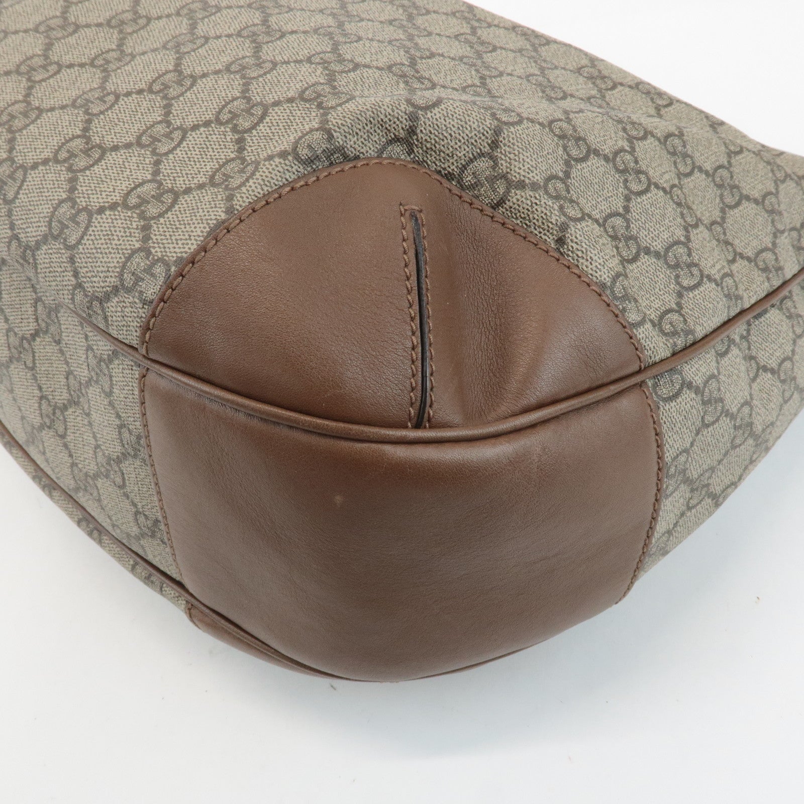 GUCCI GG Supreme Shoulder Bag Hand Bag Beige Brown 309618 Used