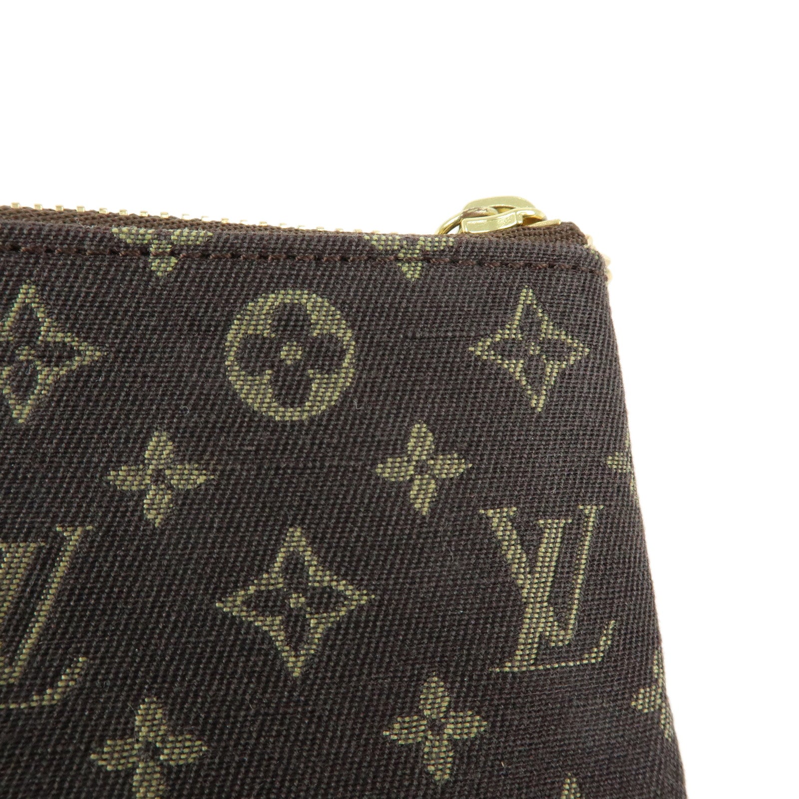 Louis Vuitton Monogram Mini Lin Pochette Cles Coin Case M95230