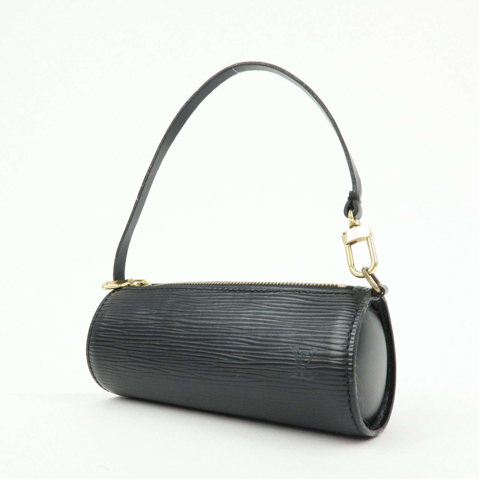 Louis Vuitton Epi Leather Mini Pouch For Soufflot Hand Bag Noir