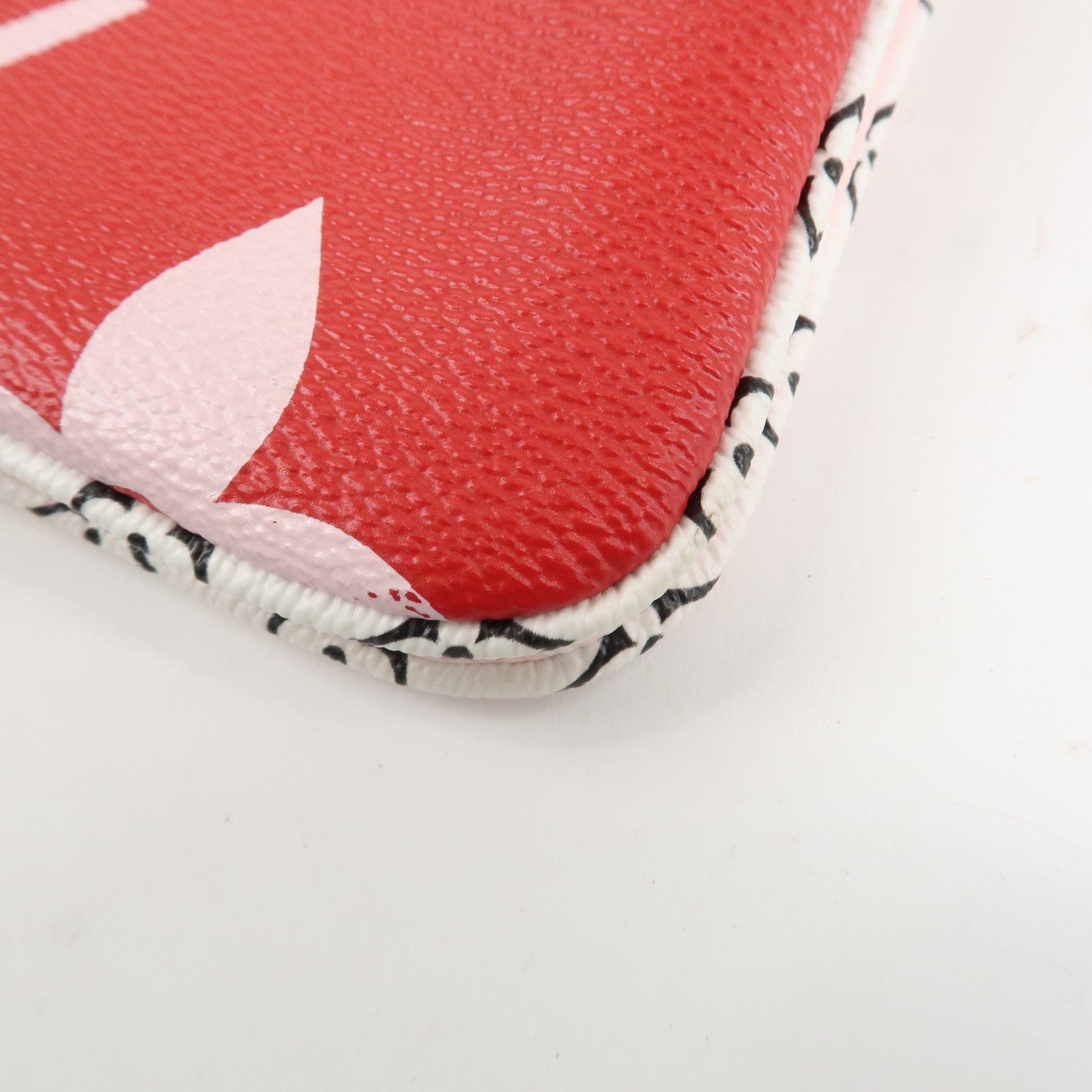 Louis Vuitton Monogram Giant Pochette Double Zip Pouch Rouge M67561 Used