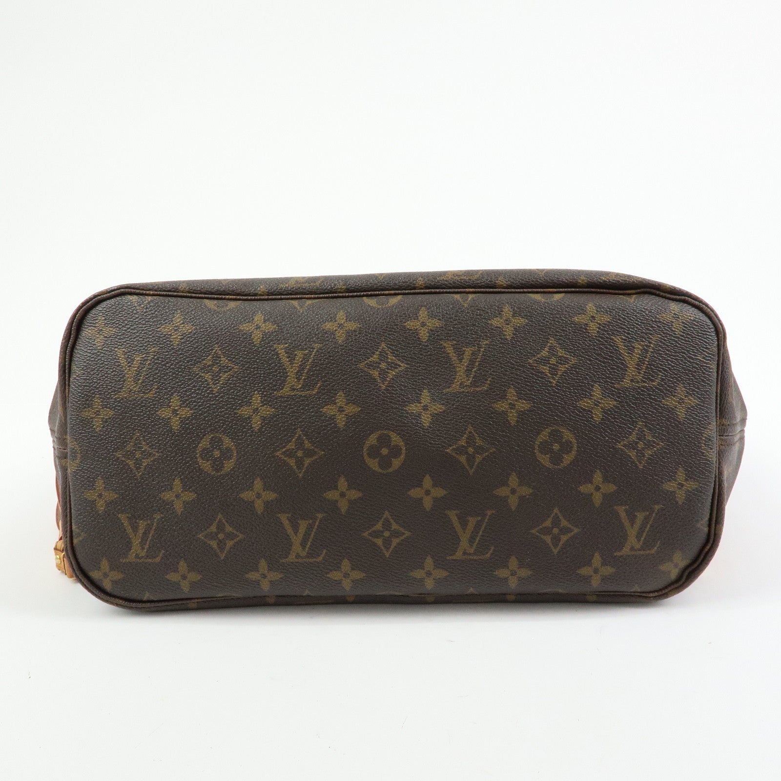 Louis Vuitton Monogram Neverfull MM Tote Shoulder Bag Brown M40156