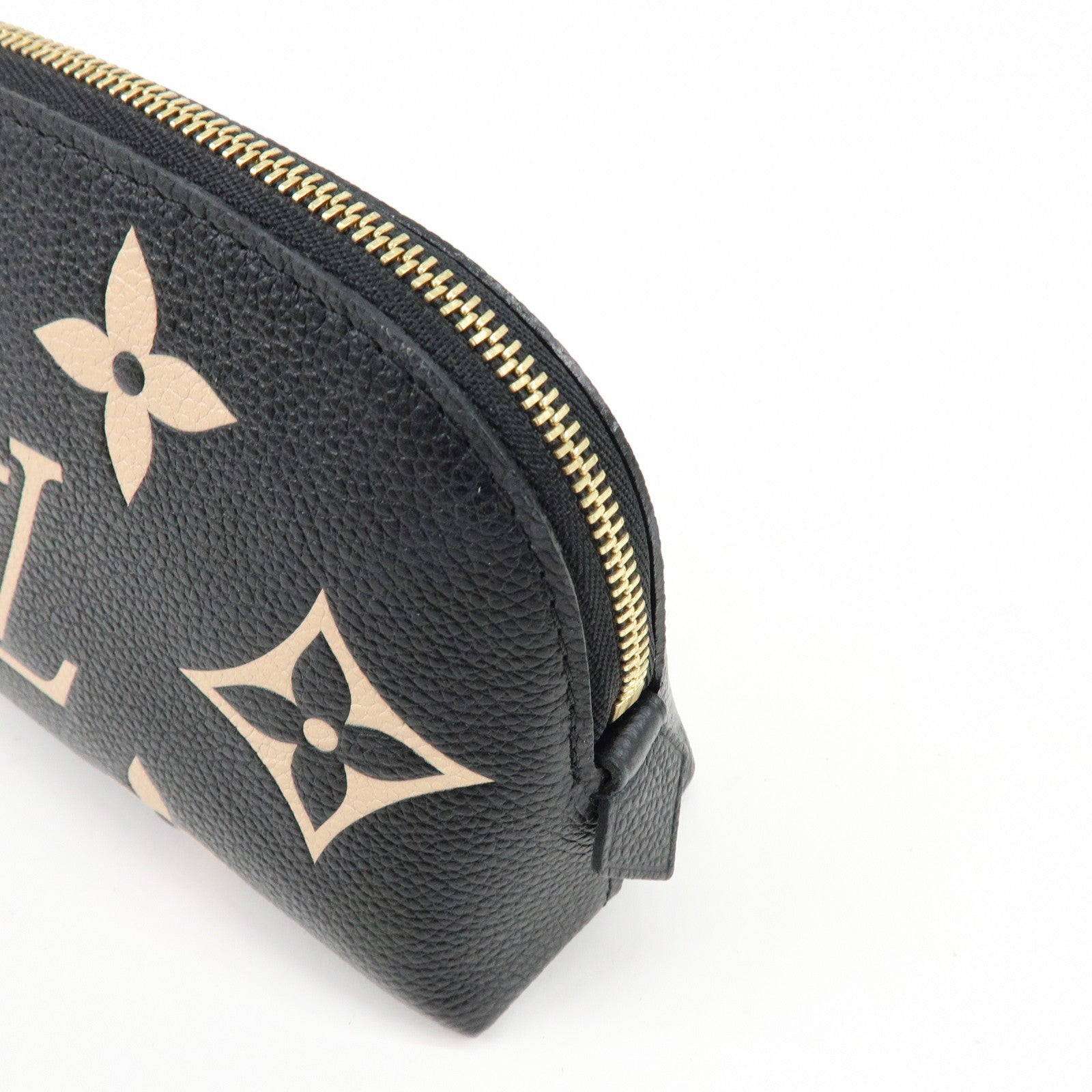Louis Vuitton Bicolor Monogram Empreinte Cosmetic Pouch Noir M59086