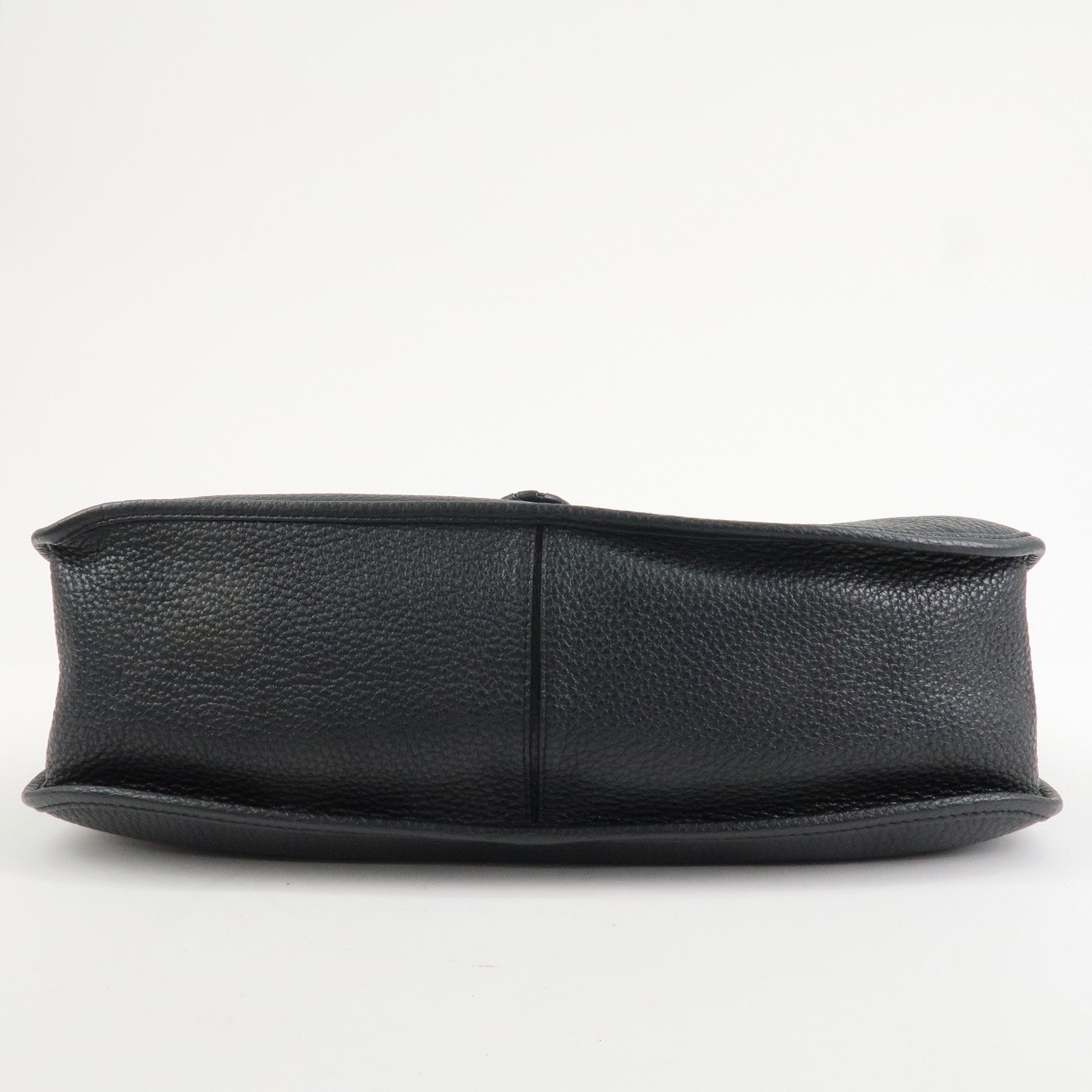 LOEWE Anagram Leather Granada Shoulder Bag Hand Bag Black