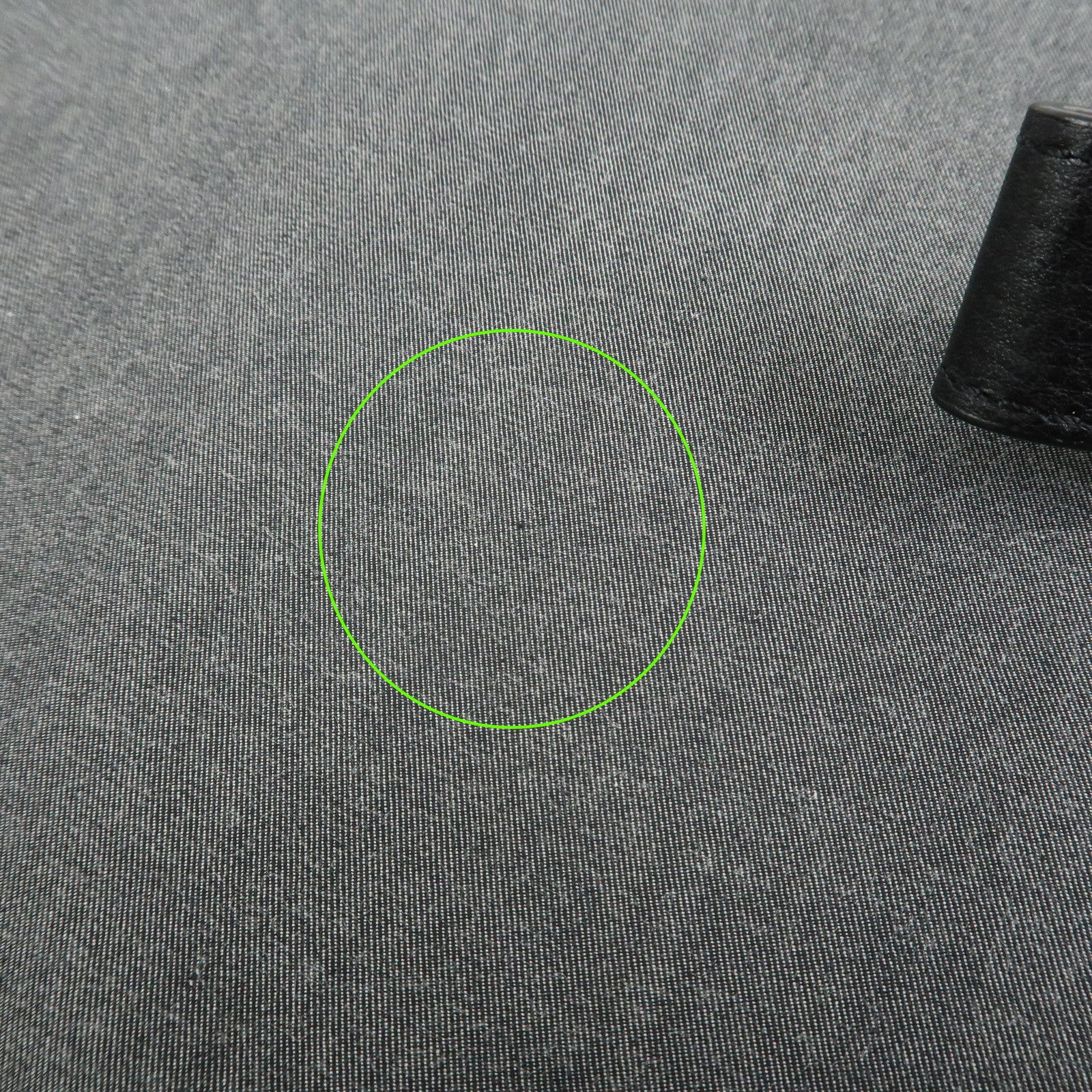 BURBERRY Logo Leather Canvas Tote Bag Black Grey