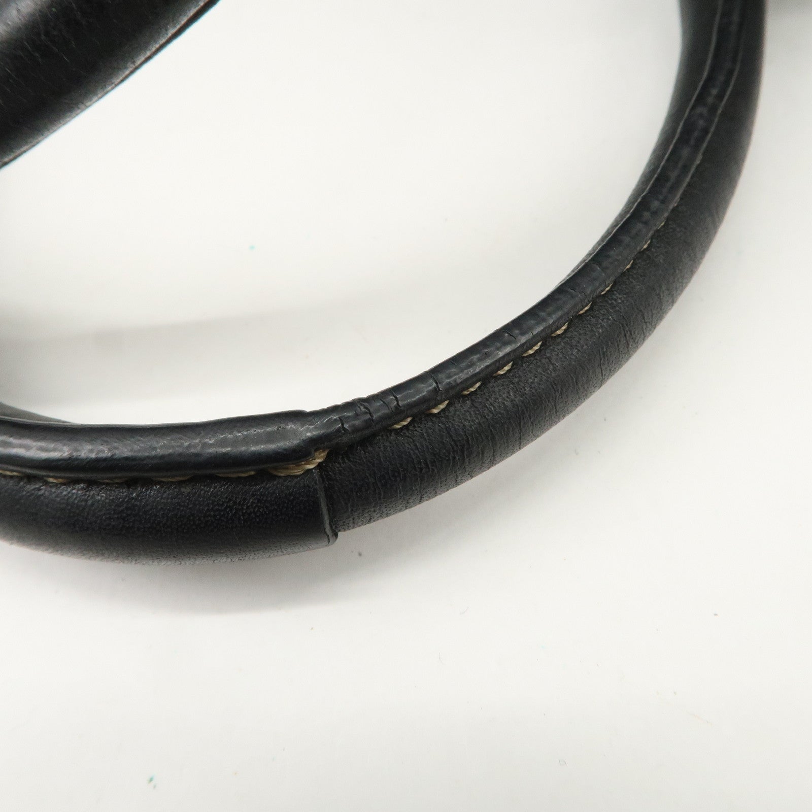 COACH Leather Canvas Logo Hand Bag Brown Silver HDW Used