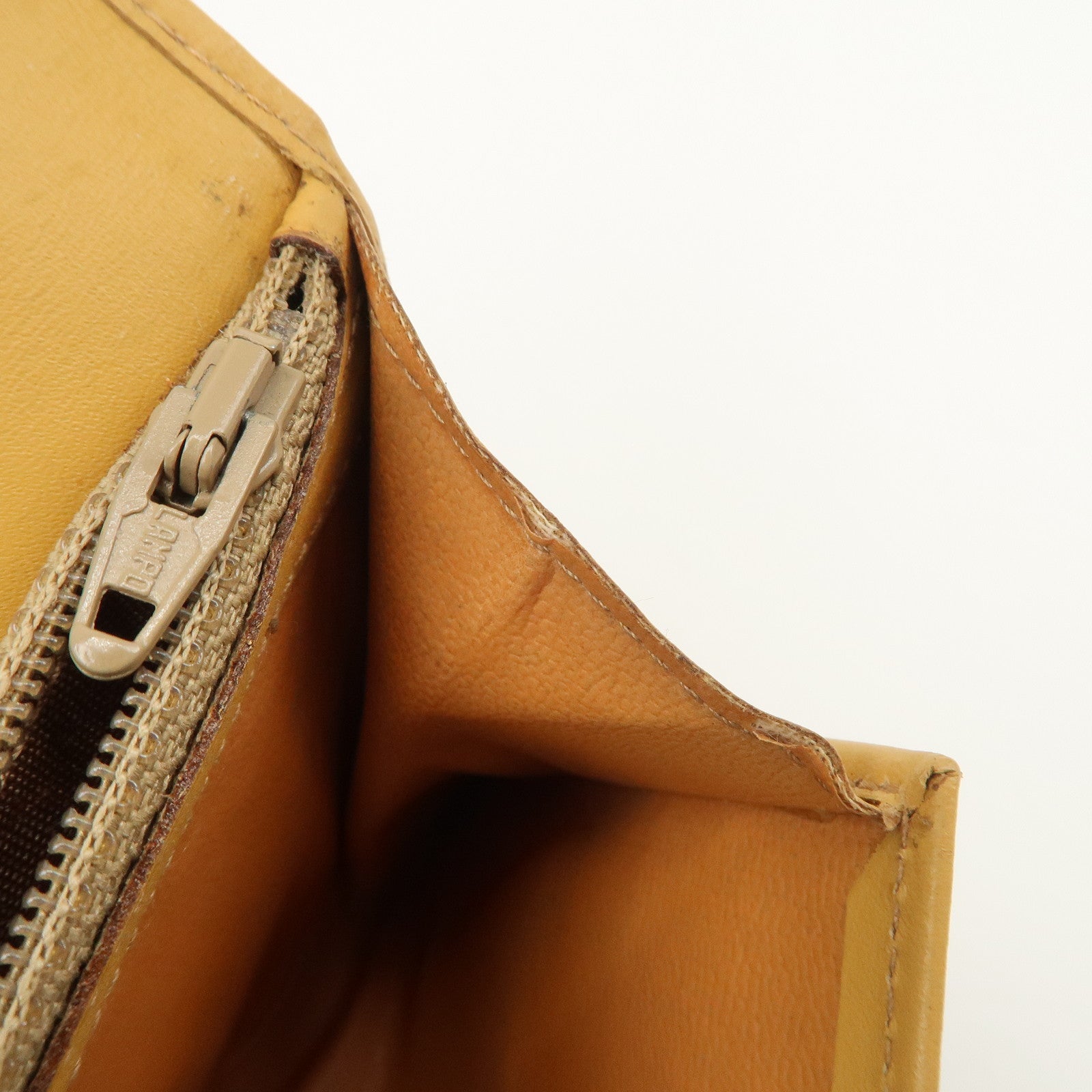 CELINE Macadam PVC Leather Long Wallet Brown