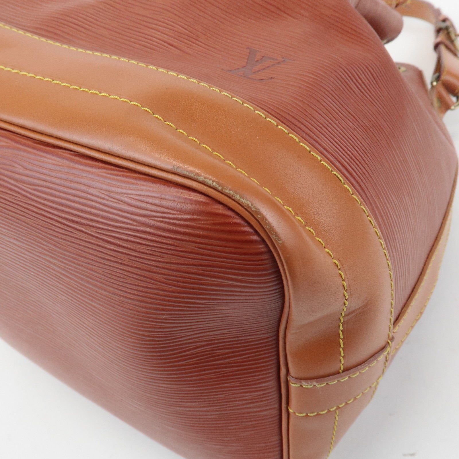 Louis Vuitton Epi Noe Bi-Color Shoulder Bag Kenya Brown M44028 Used