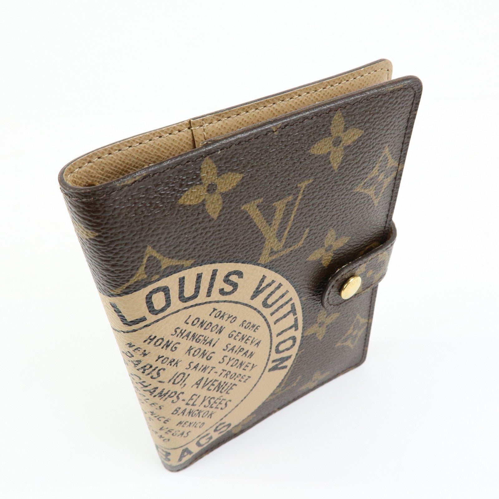Louis Vuitton Monogram Agenda PM T&B Planner Cover Brown R21039