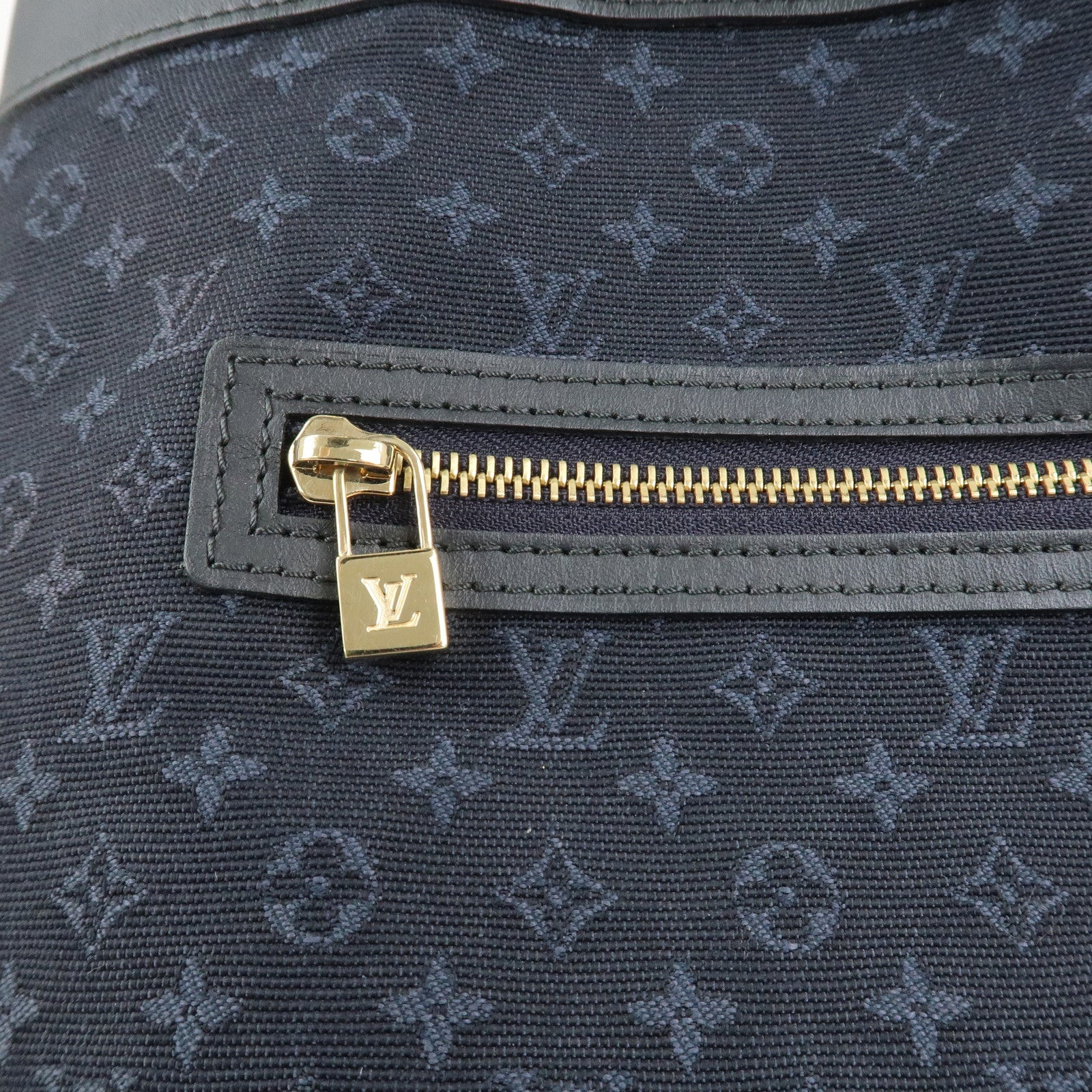 Louis Vuitton Monogram Mini Canvas Lucille GM Tote Bag Blue M92679
