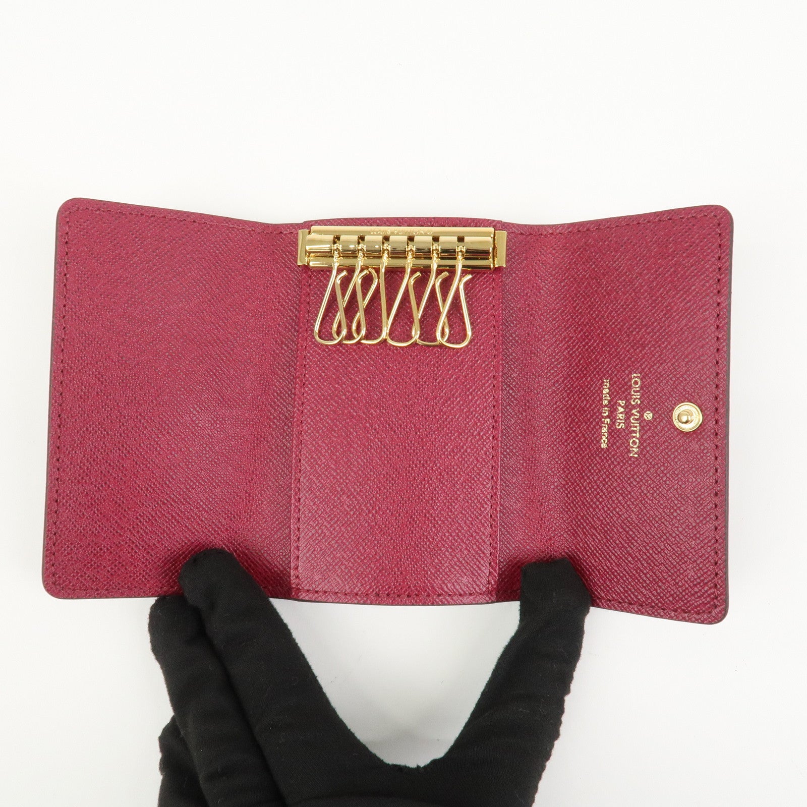 Louis Vuitton Monogram Multicles 6 Key Case Fuchsia M60701